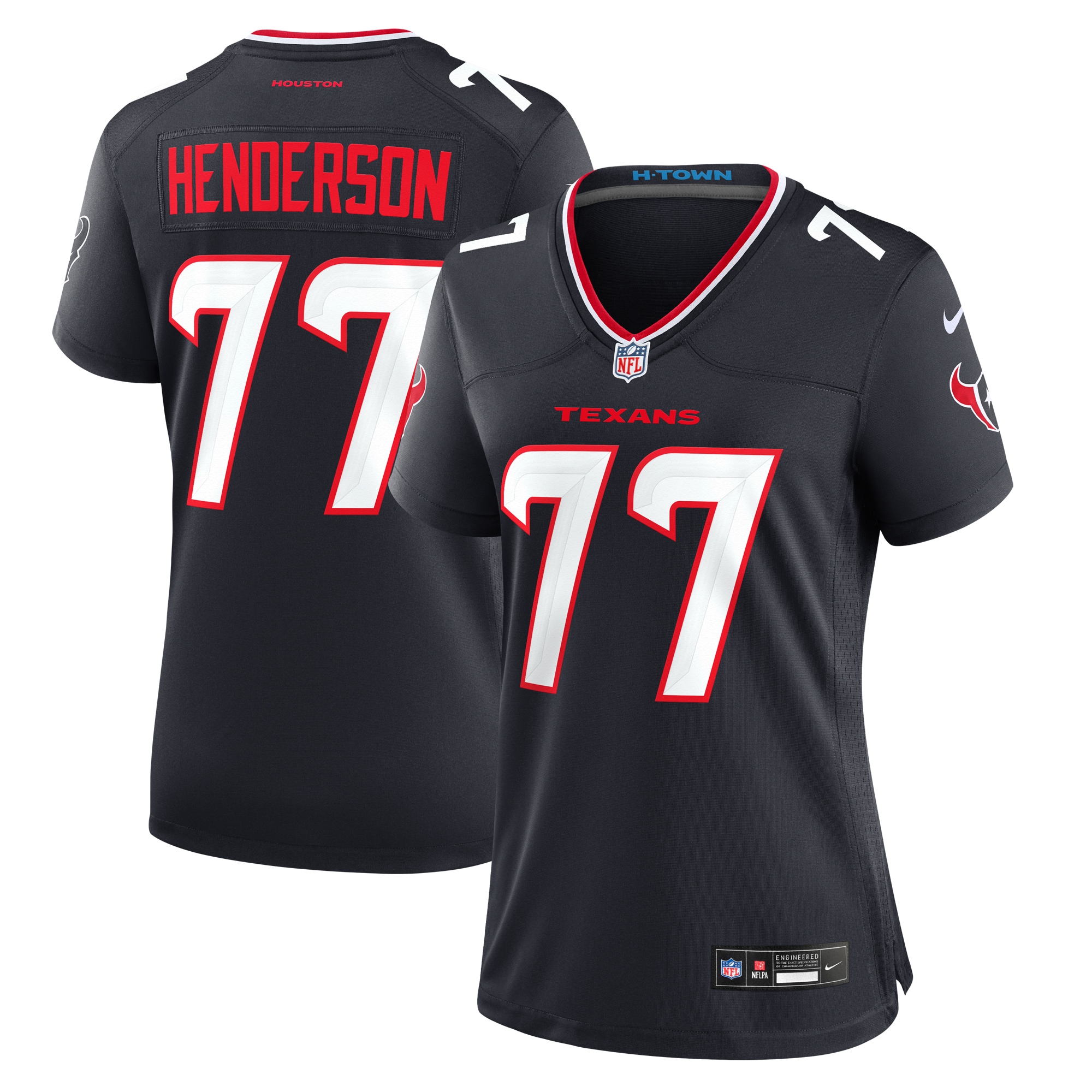 LaDarius Henderson Houston Texans Women's Game Jersey -  Navy