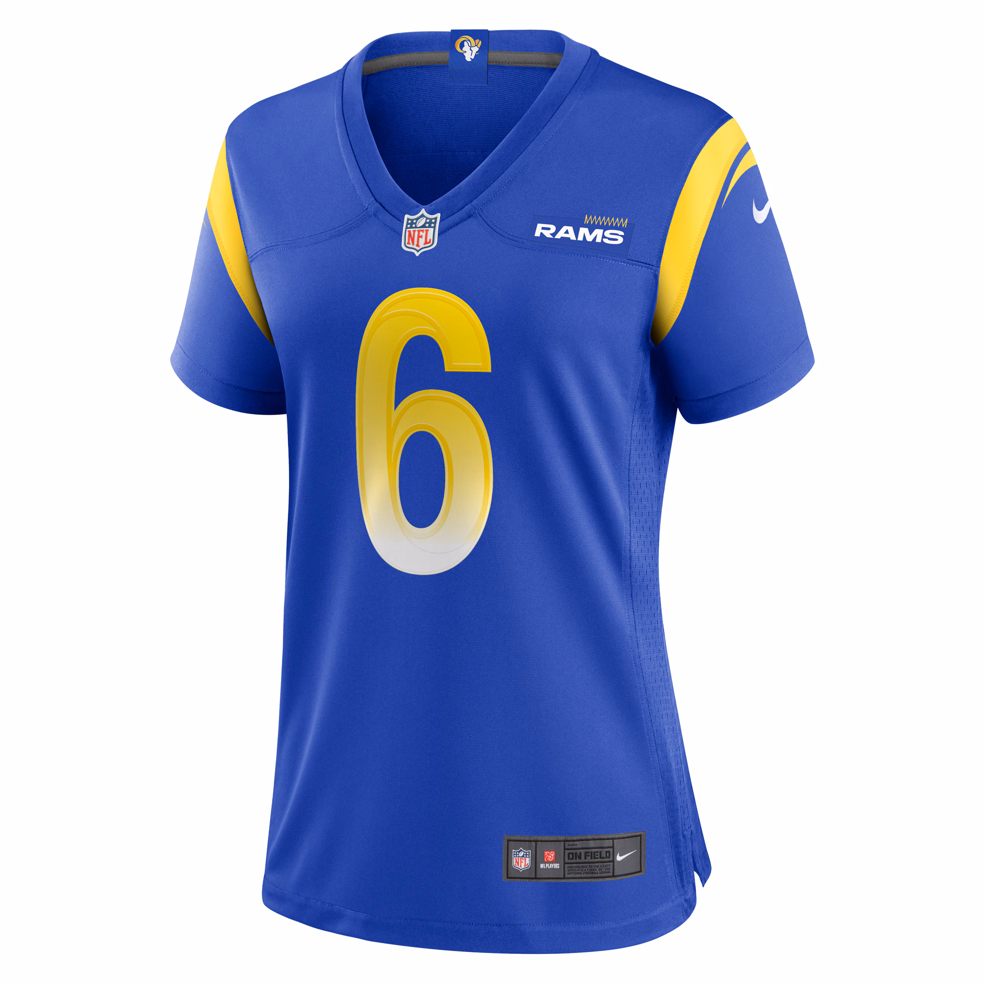 Tre'Vius Hodges-Tomlinson Los Angeles Rams Women's Team Game Jersey -  Royal