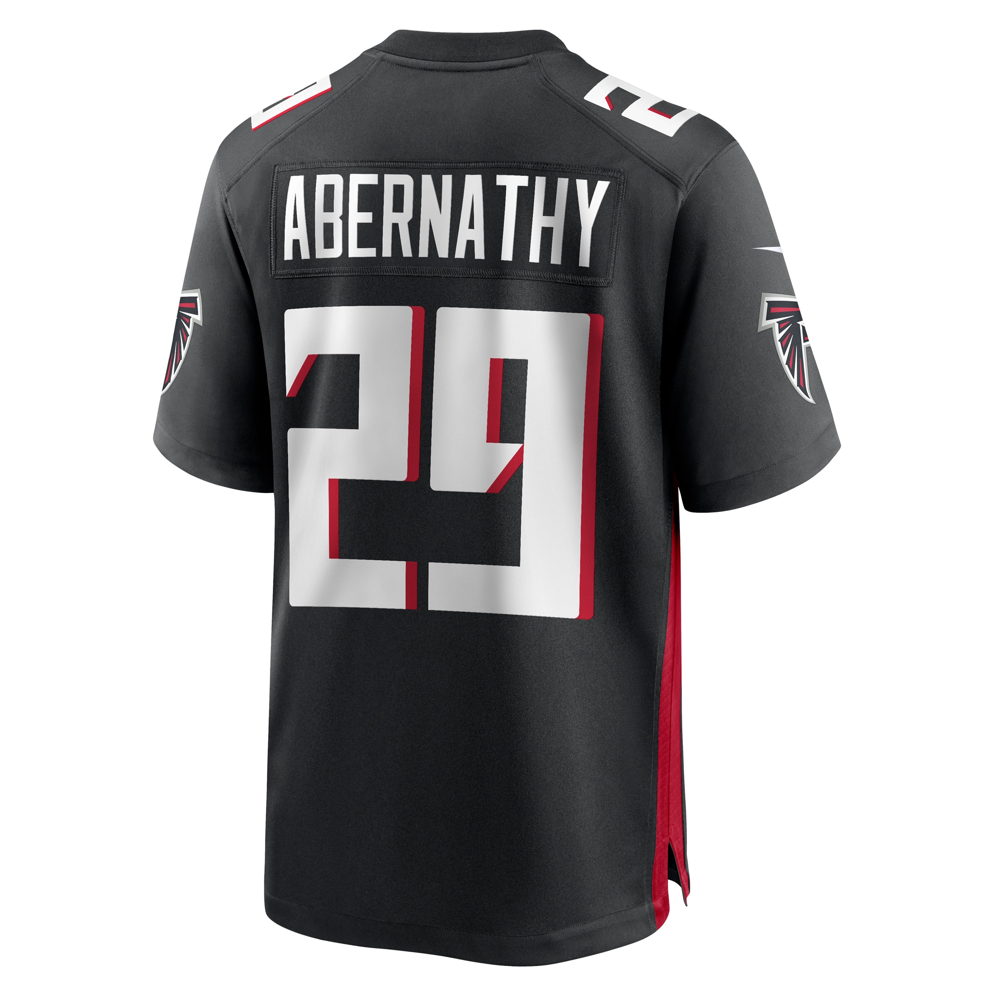 Micah Abernathy Atlanta Falcons Team Game Jersey -  Black