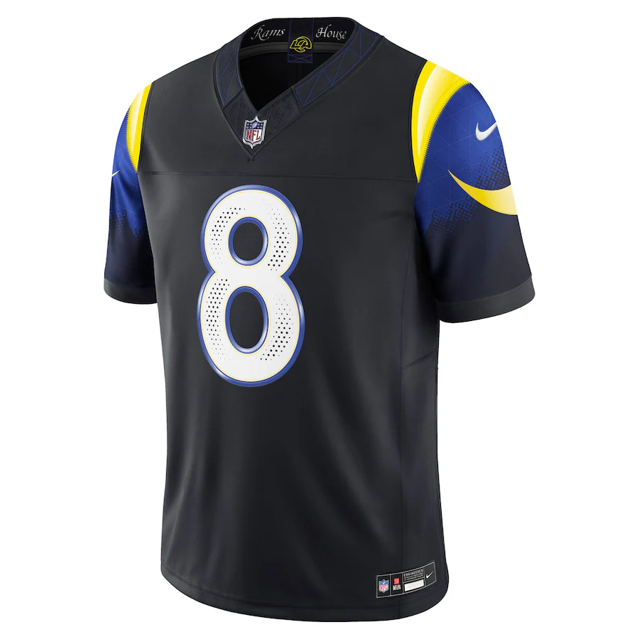 Jared Verse #8 Los Angeles Rams 2025 Rivalries Collection Limited Jersey - Midnight Blue