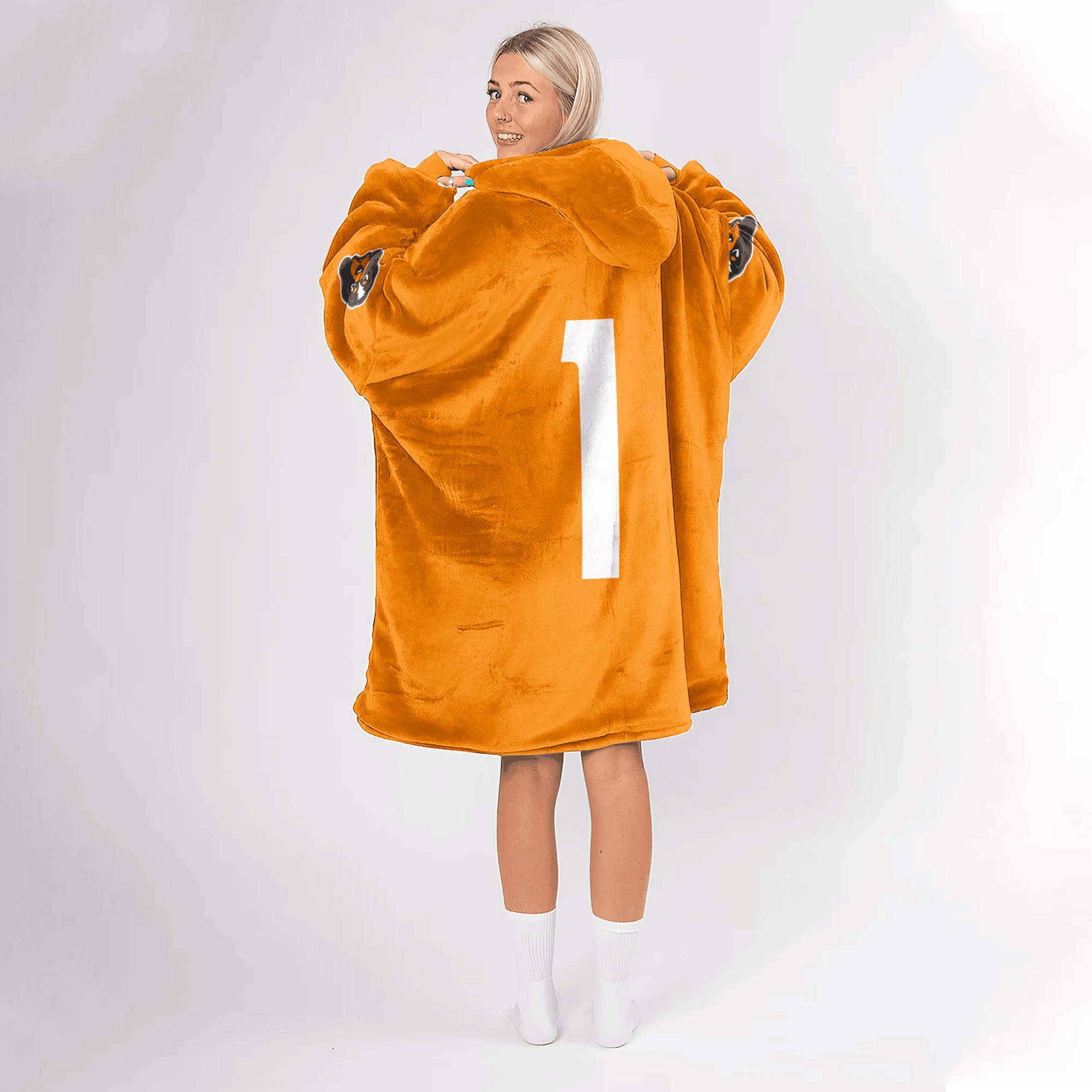 Adult 1 Tennessee Football Unisex Blanket Hoodie