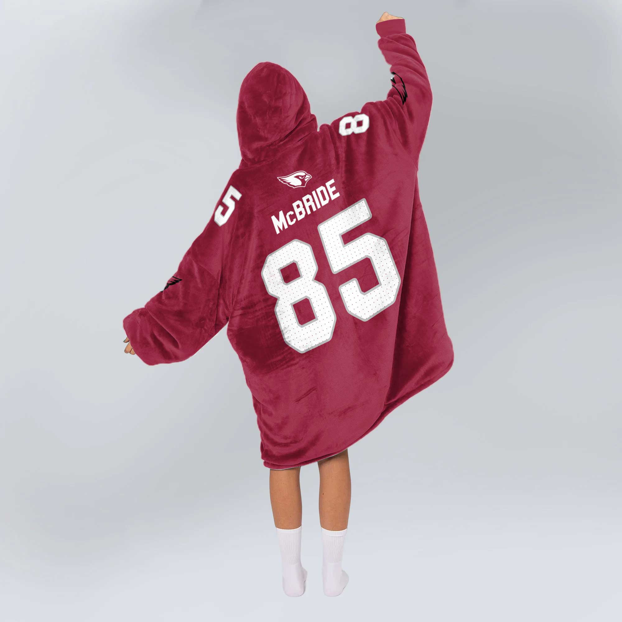 Adult 85 Arizona Football Unisex Blanket Hoodie