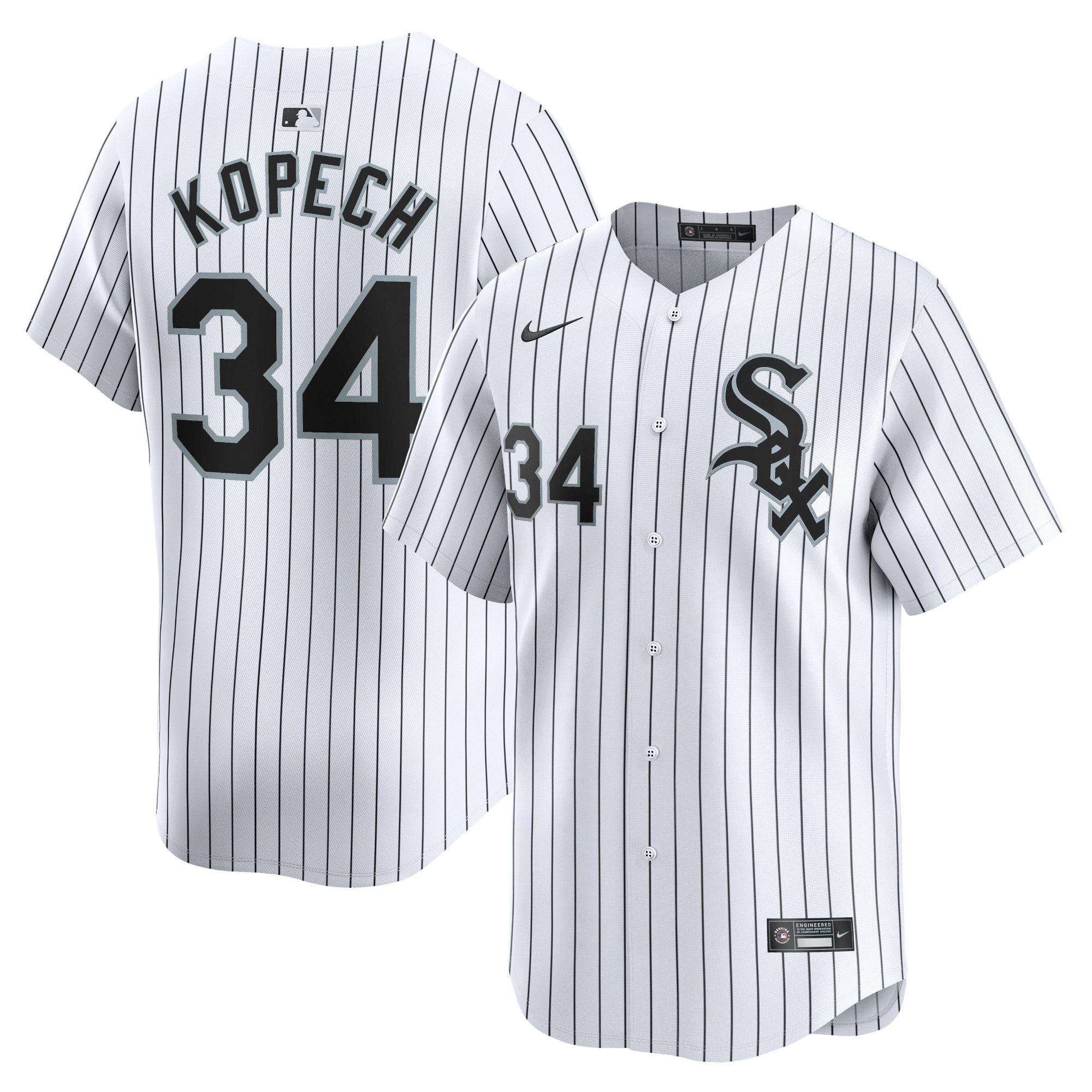 Men's Chicago White Sox Michael Kopech  White Home Limited Player Jersey
