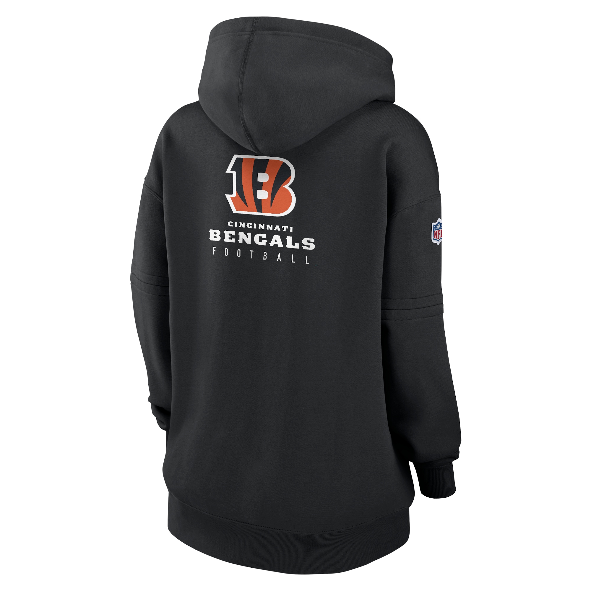 Cincinnati Bengals  Women's 2023 Sideline Club Fleece Pullover Hoodie - Black