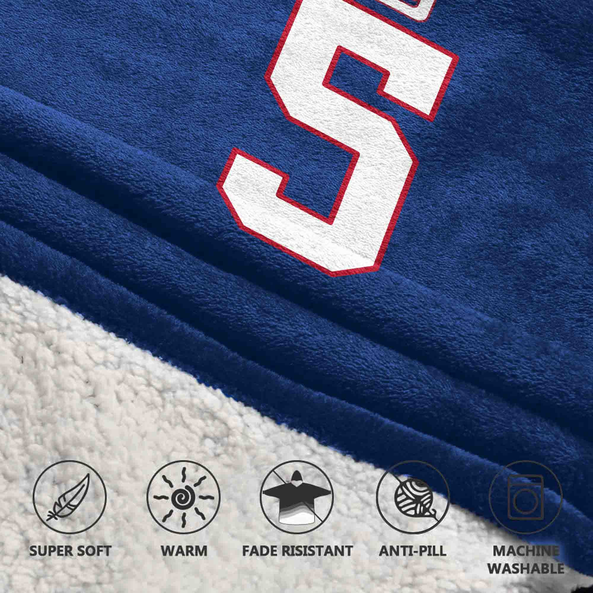 Adult KT 5 New York G Football Unisex Blanket Hoodie