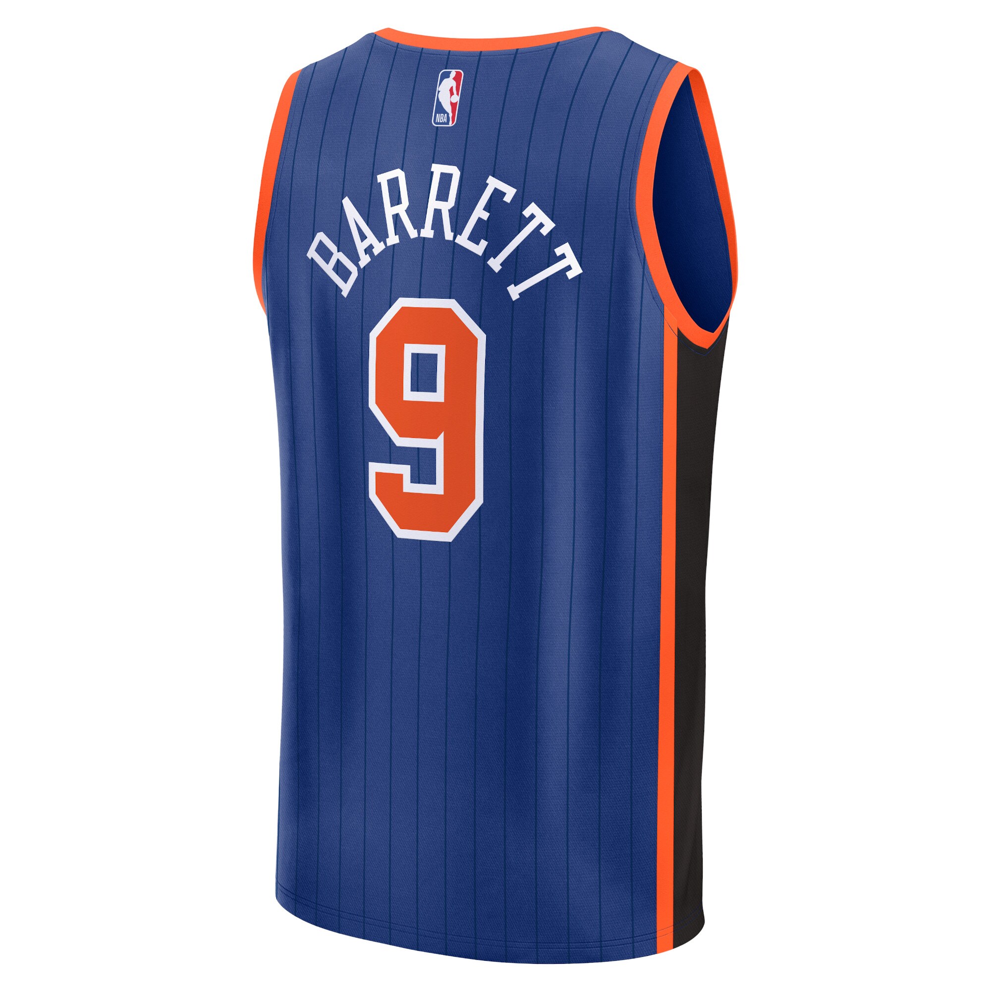 Youth New York Knicks RJ Barrett  Blue 2023/24 Fast Break Jersey - City Edition