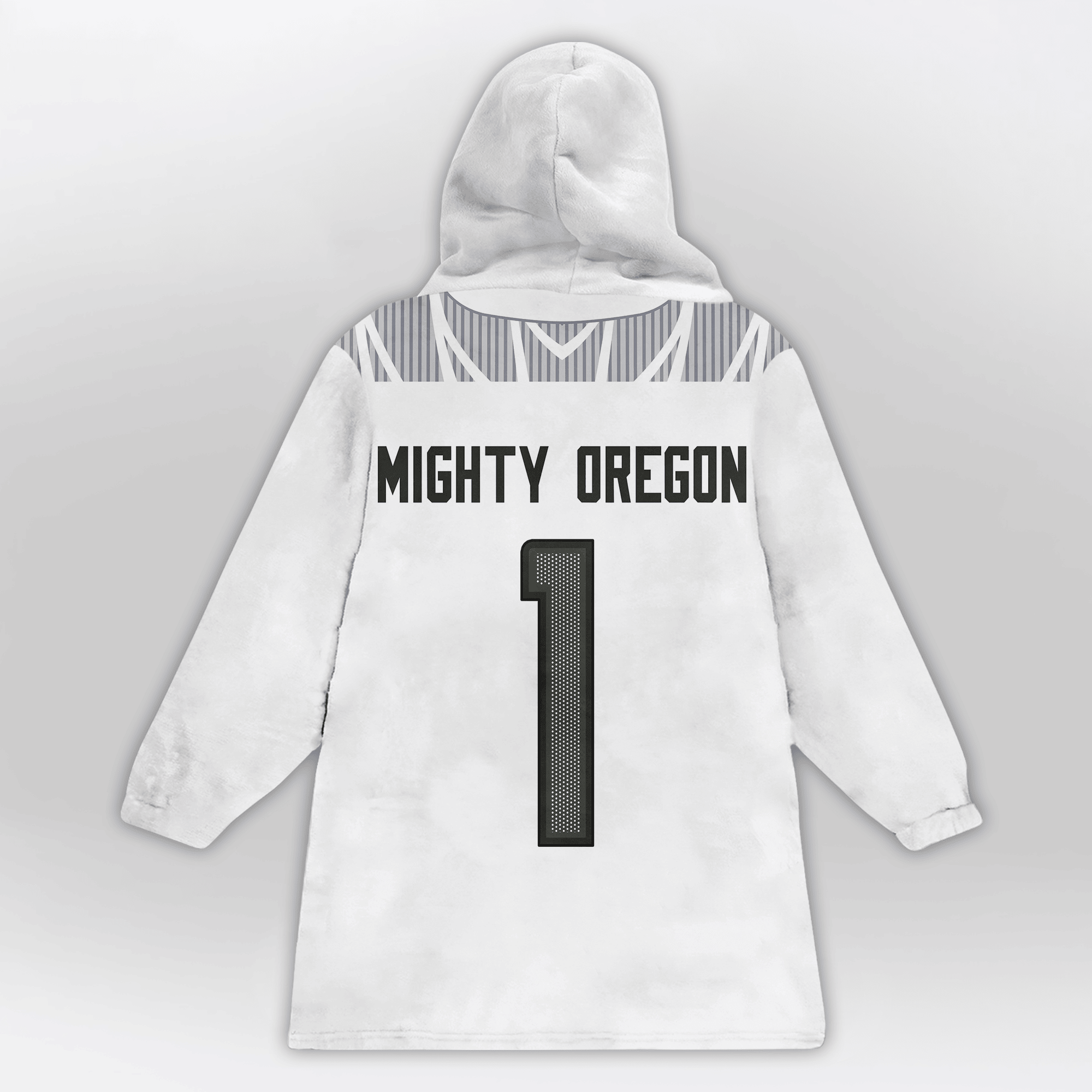 Kid #1 Oregon Football Unisex Blanket Hoodie