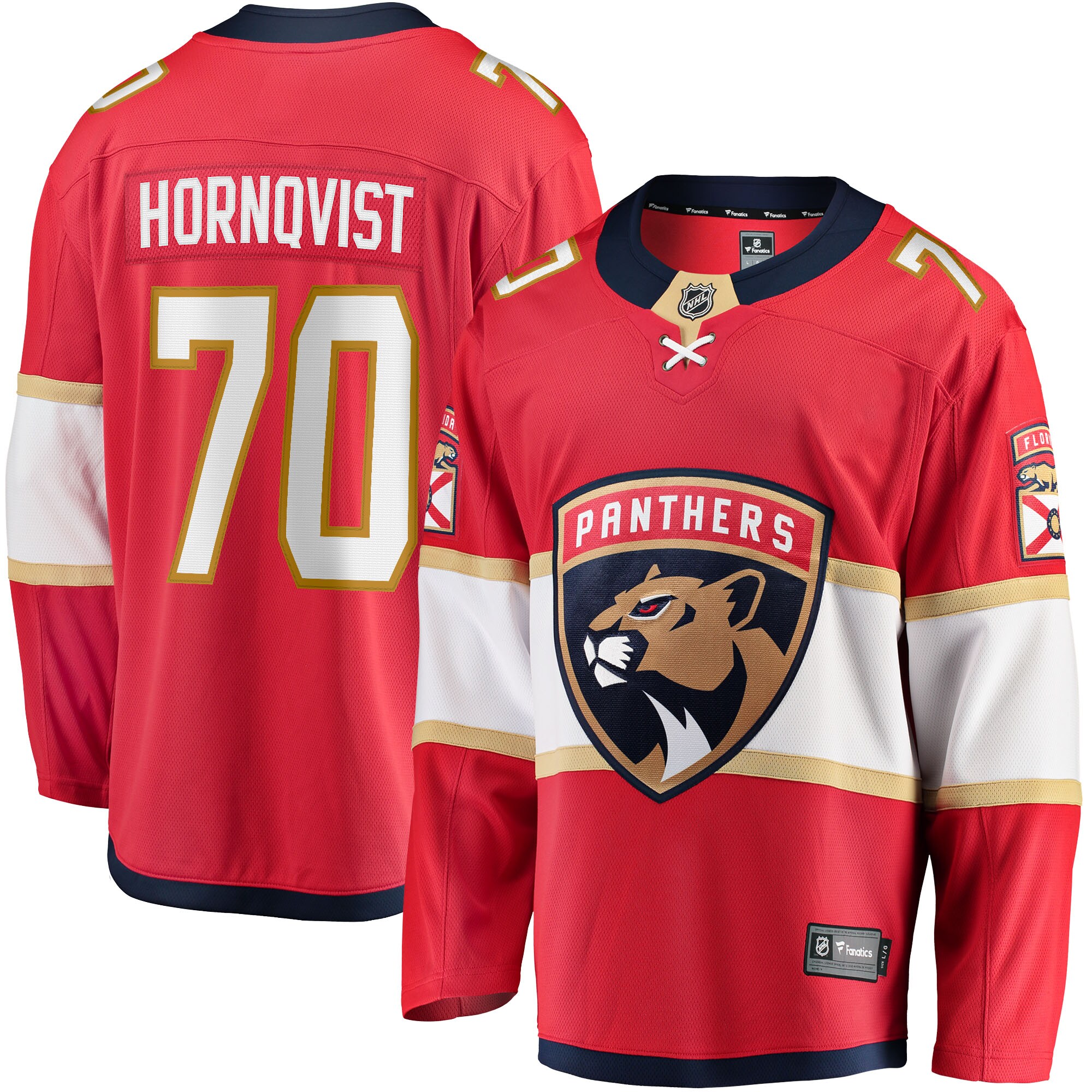 Patric Hornqvist Florida Panthers Home Breakaway Jersey - Red