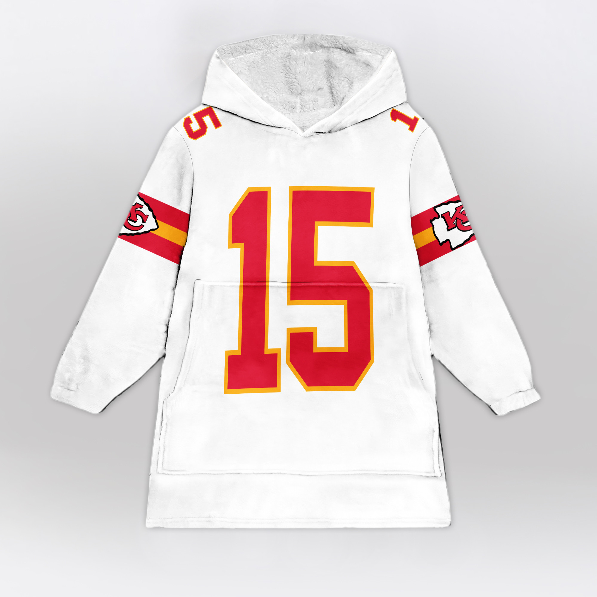 Adult PM 15 Kansas City Football Unisex Blanket Hoodie