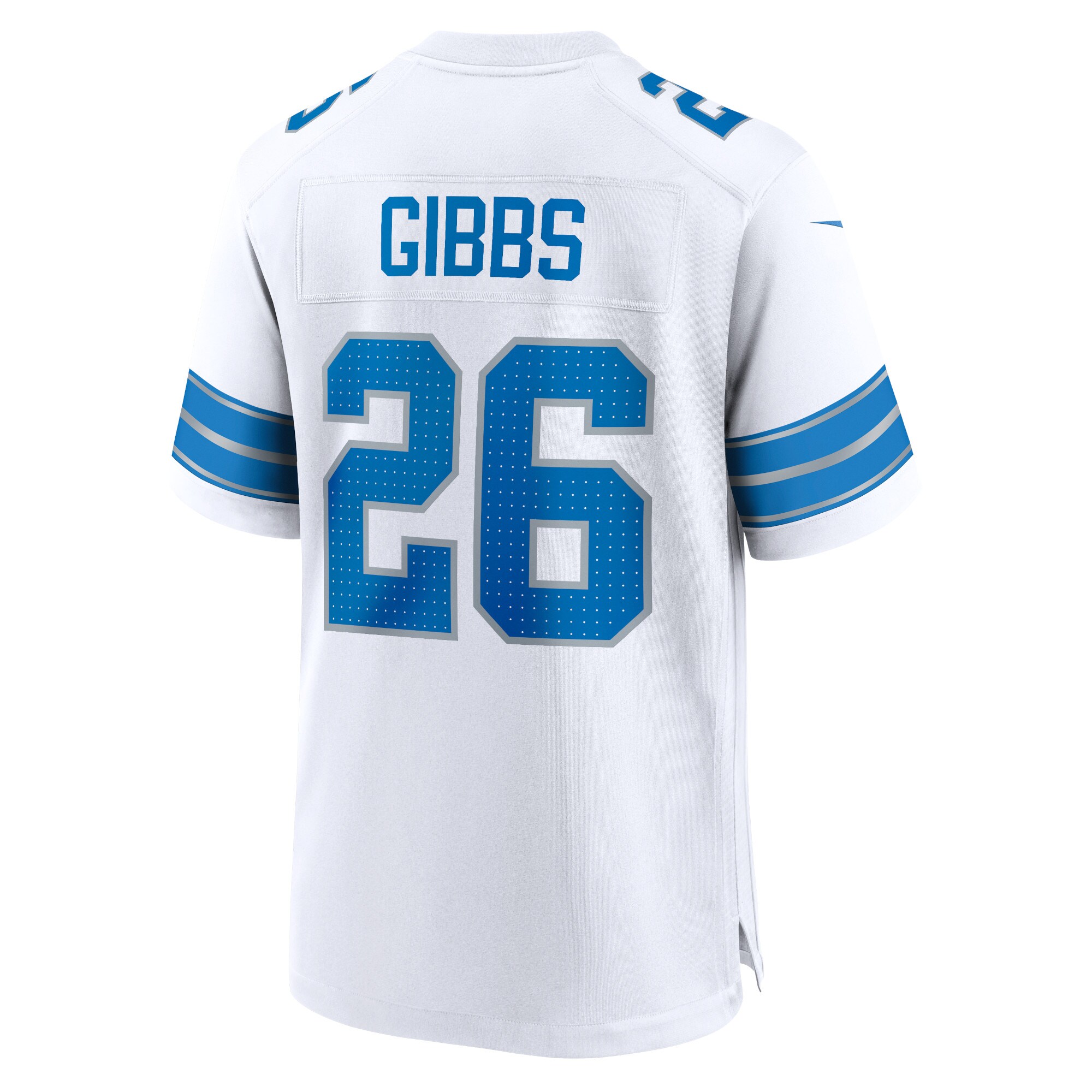 Jahmyr Gibbs Detroit Lions Game Jersey - White