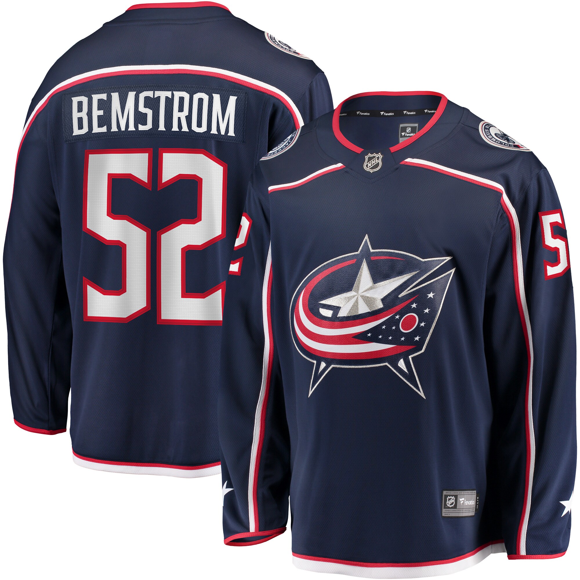 Emil Bemstrom Columbus Blue Jackets Home Breakaway Player Jersey - Navy