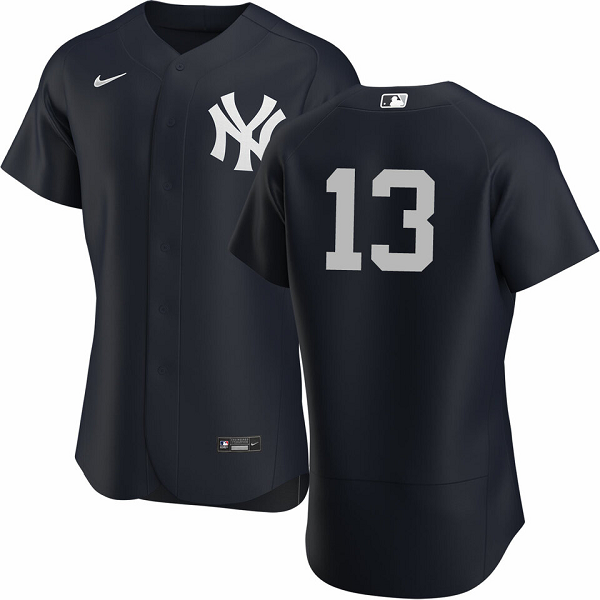 Men's New York Yankees #13 Joey Gallo  Black Alternate Flex Base MLB Jersey