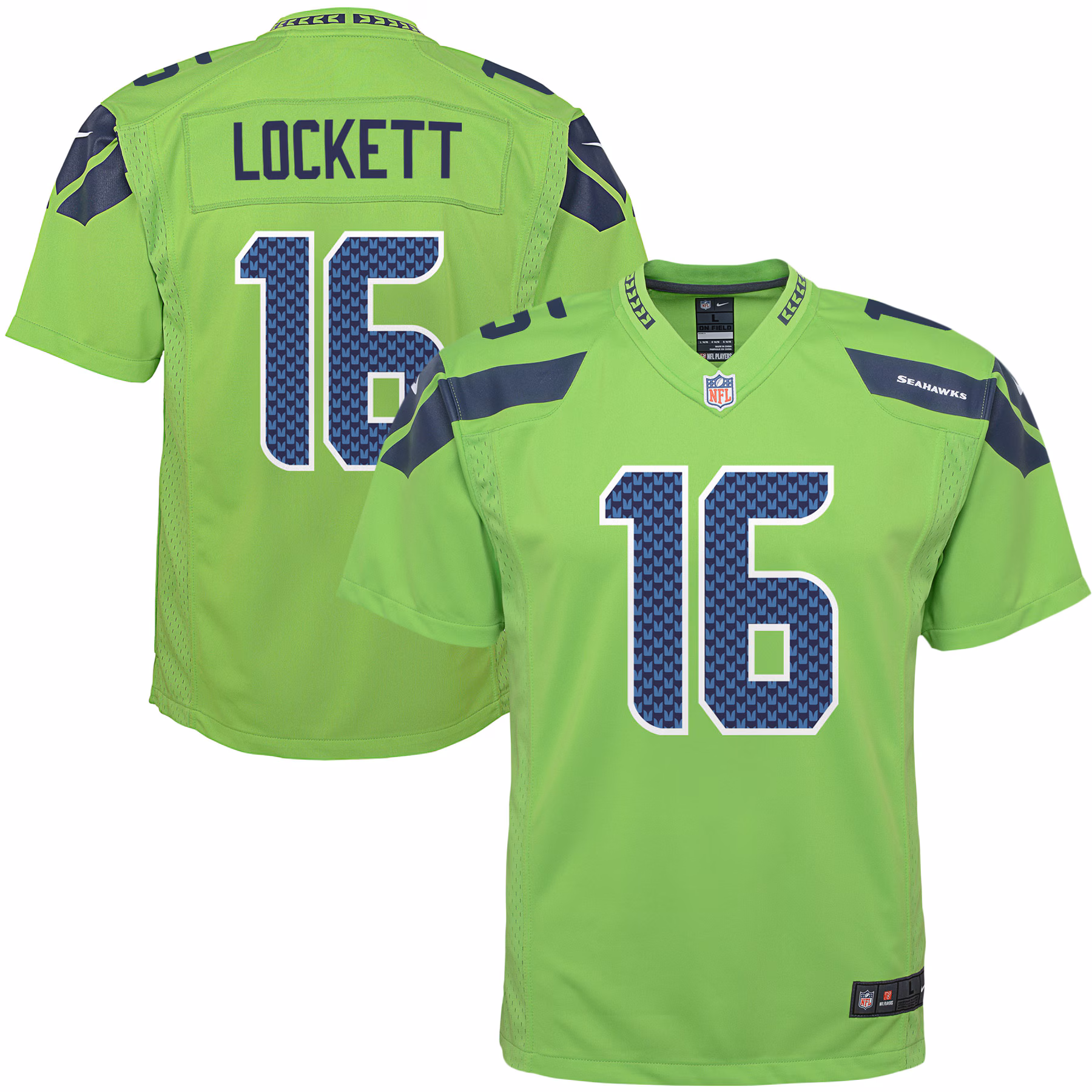 Tyler Lockett Seattle Seahawks Youth Game Jersey - Royal