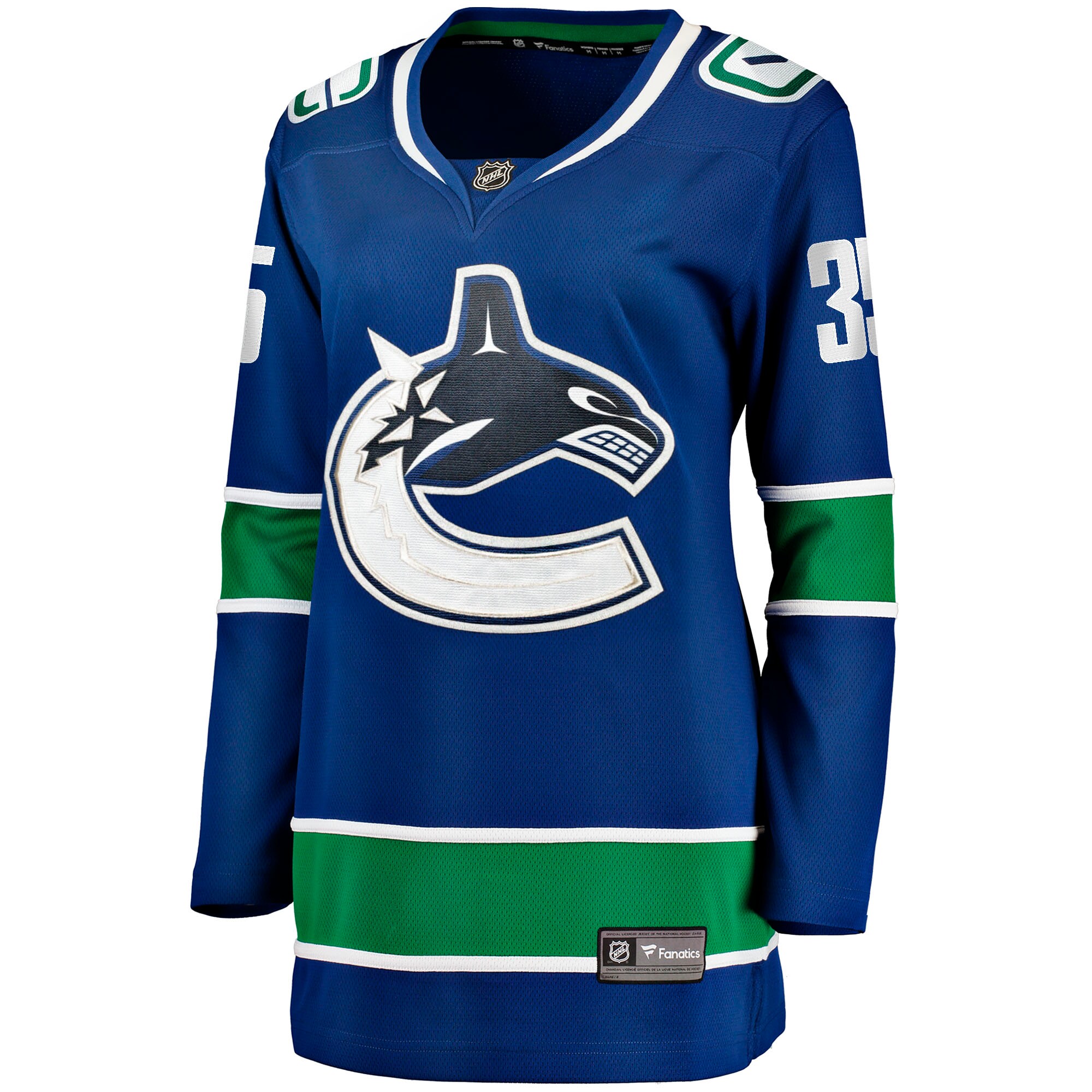 Thatcher Demko Vancouver Canucks Women's Home Breakaway Jersey - Blue
