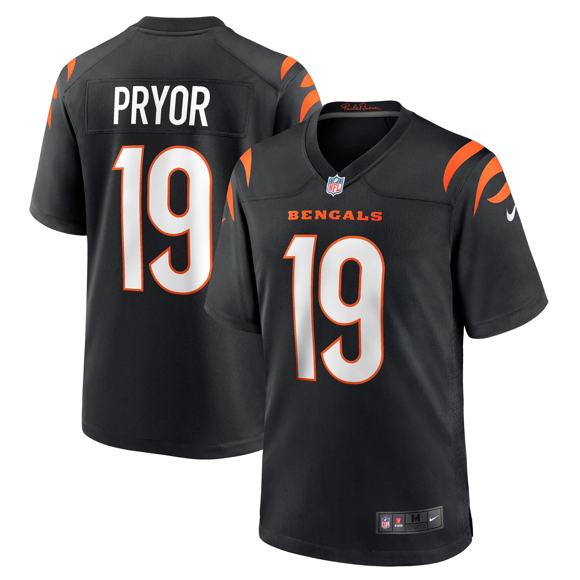 Kendric Pryor Cincinnati Bengals Game Jersey -  Black