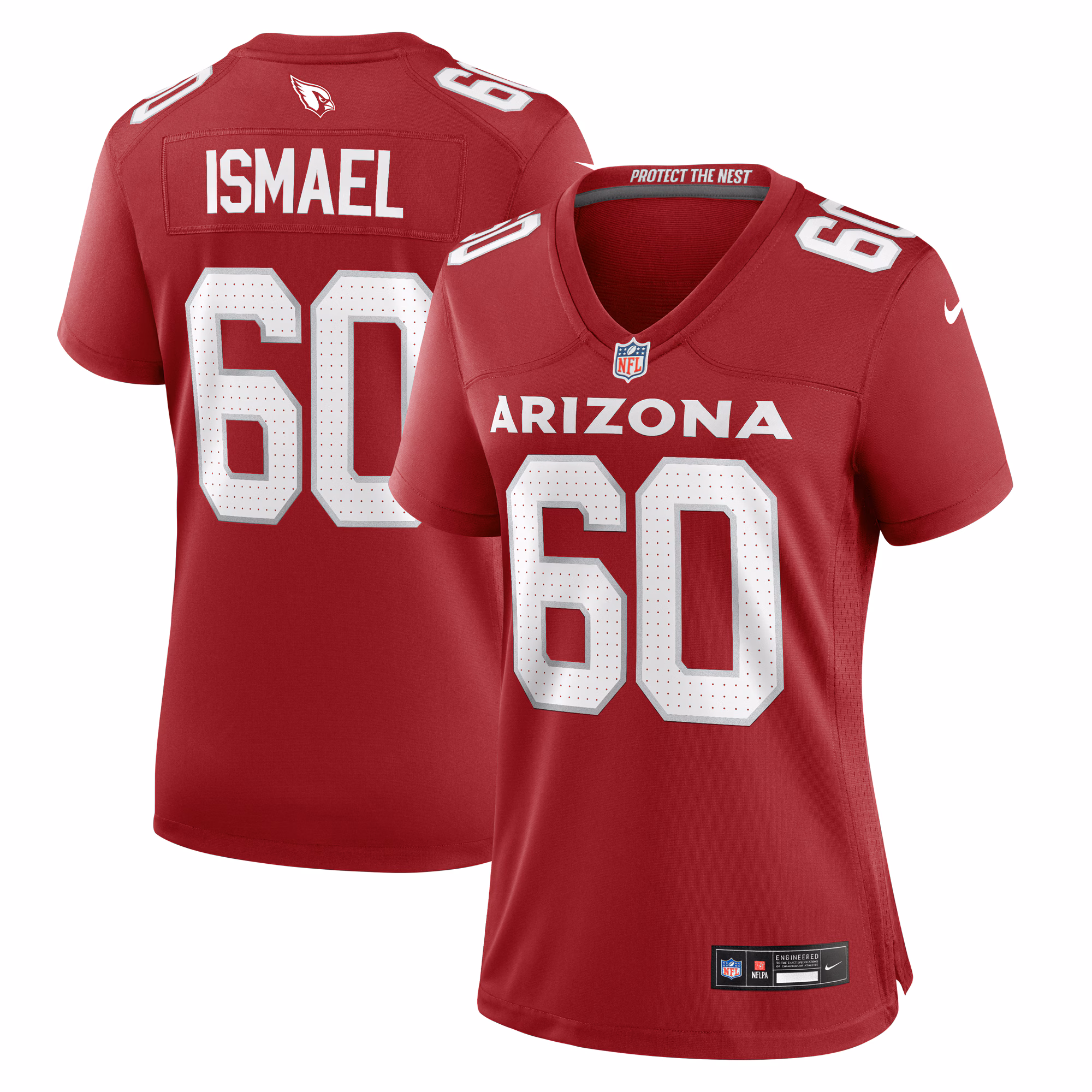 Keith Ismael Arizona Cardinals Women's Team Game Jersey -  Cardinal