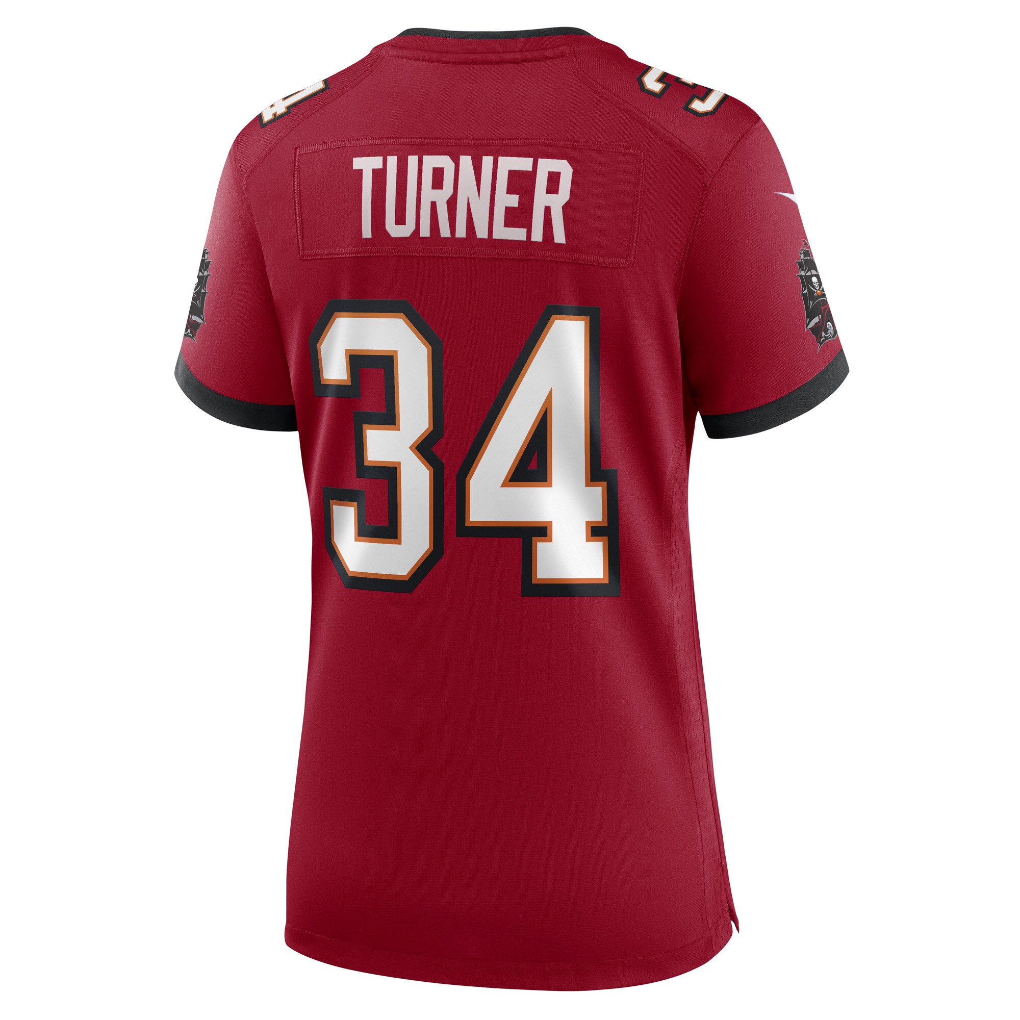 Nolan Turner Tampa Bay Buccaneers  Women's Game Player Jersey - Red