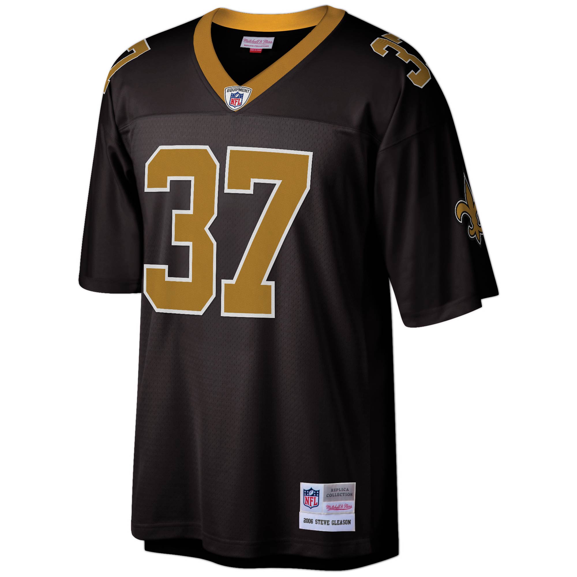 Steve Gleason New Orleans Saints  Legacy Replica Jersey - Black