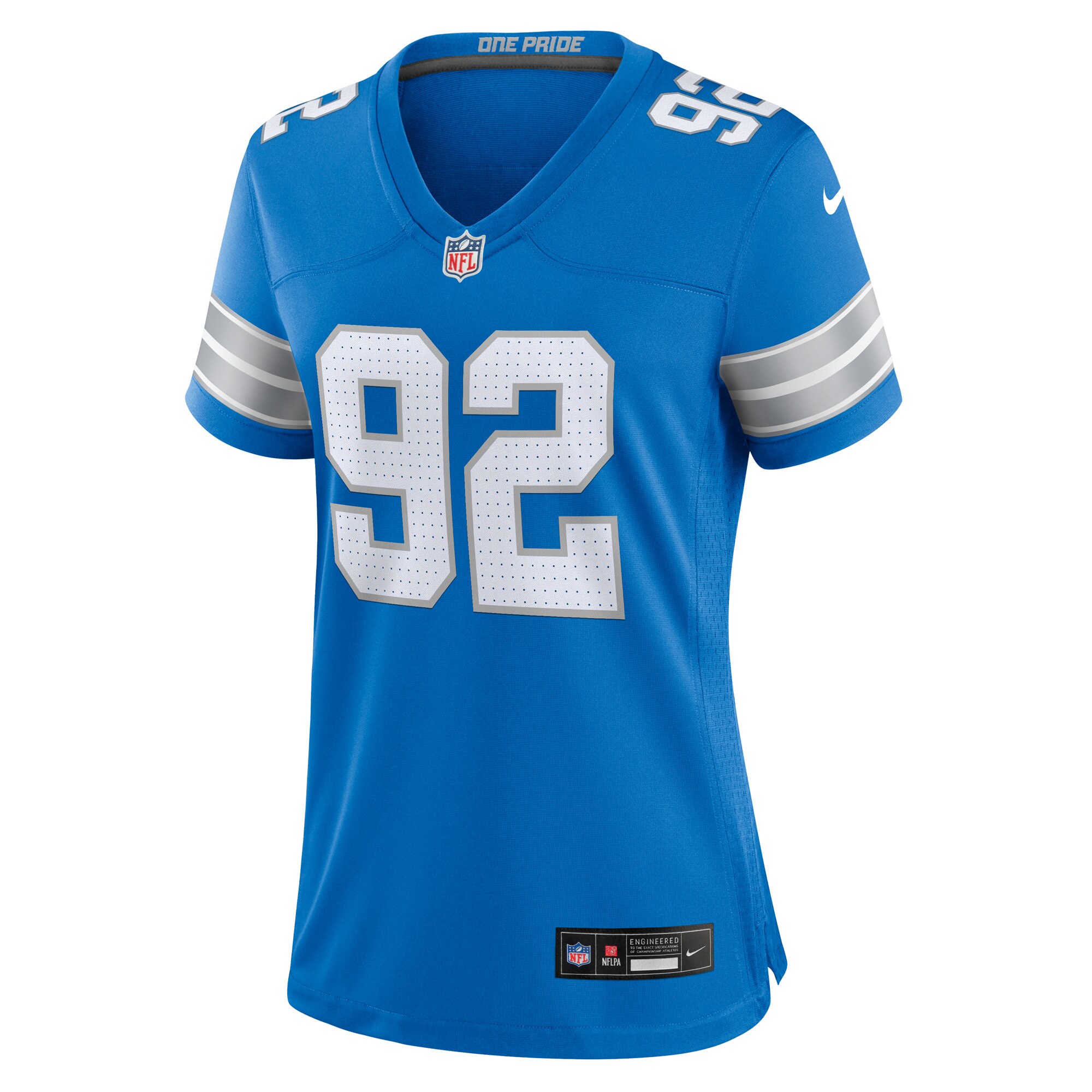 Marcus Davenport Detroit Lions Women's Team Game Jersey -  Blue