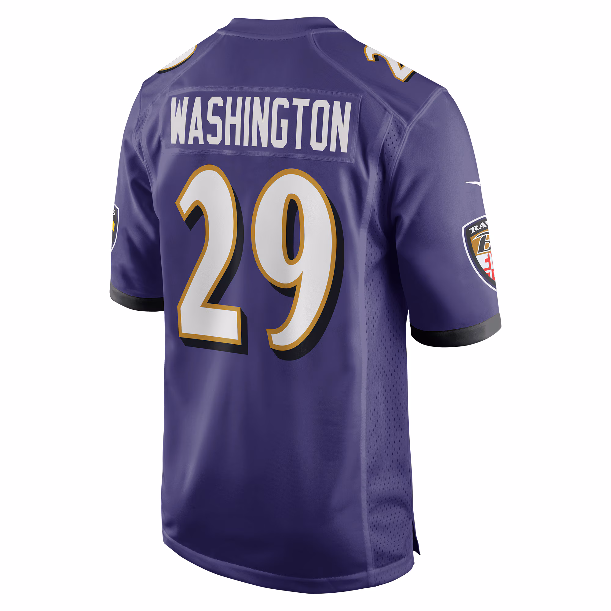 Ar'Darius Washington Baltimore Ravens Player Game Jersey - Purple