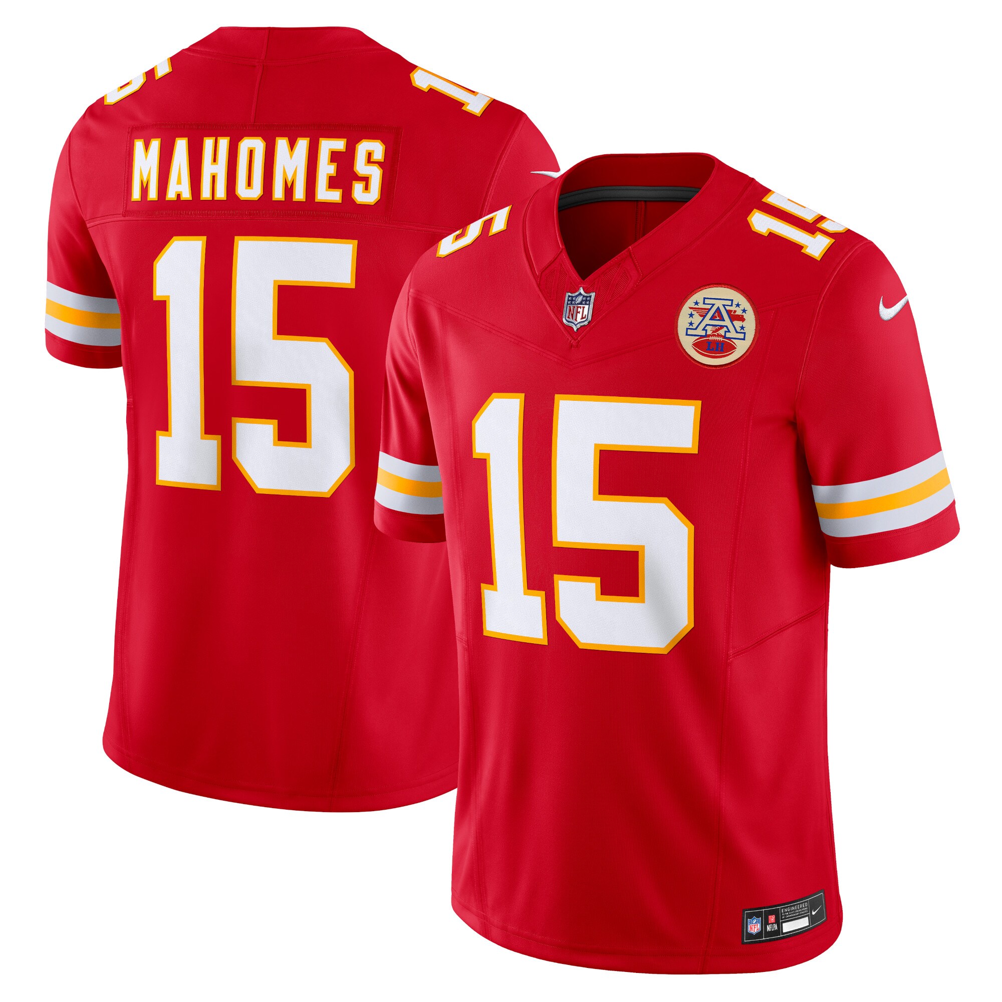 Patrick Mahomes Kansas City Chiefs  Vapor F.U.S.E. Limited Jersey - Red