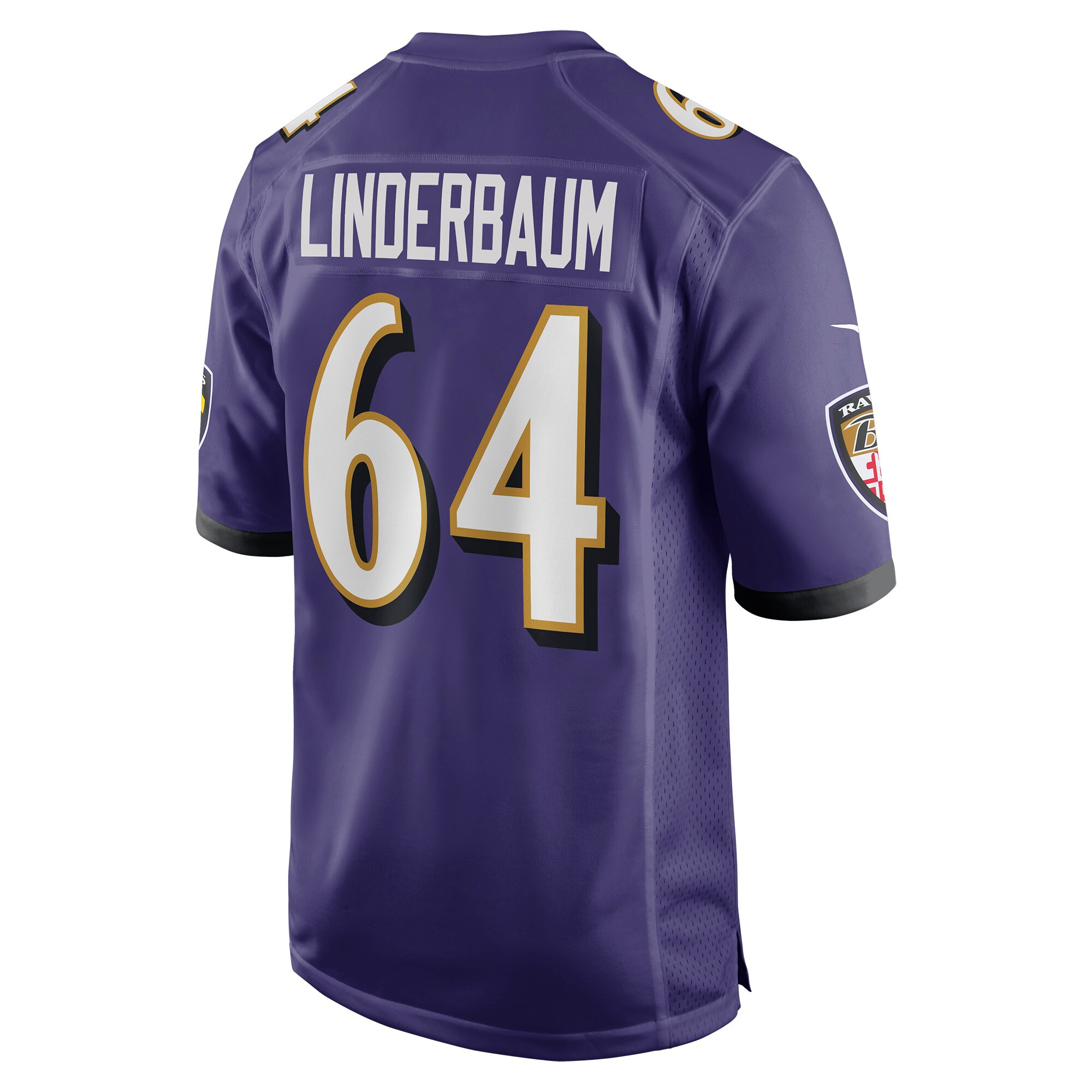Tyler Linderbaum Baltimore Ravens  Player Game Jersey - Purple