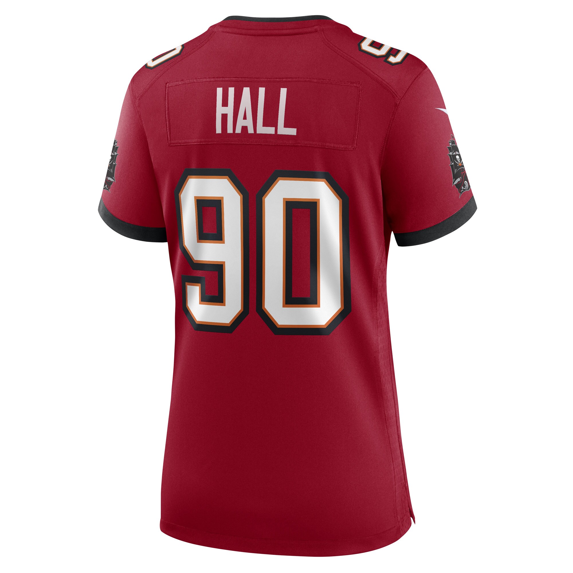 Logan Hall Tampa Bay Buccaneers  Women's Game Player Jersey - Red