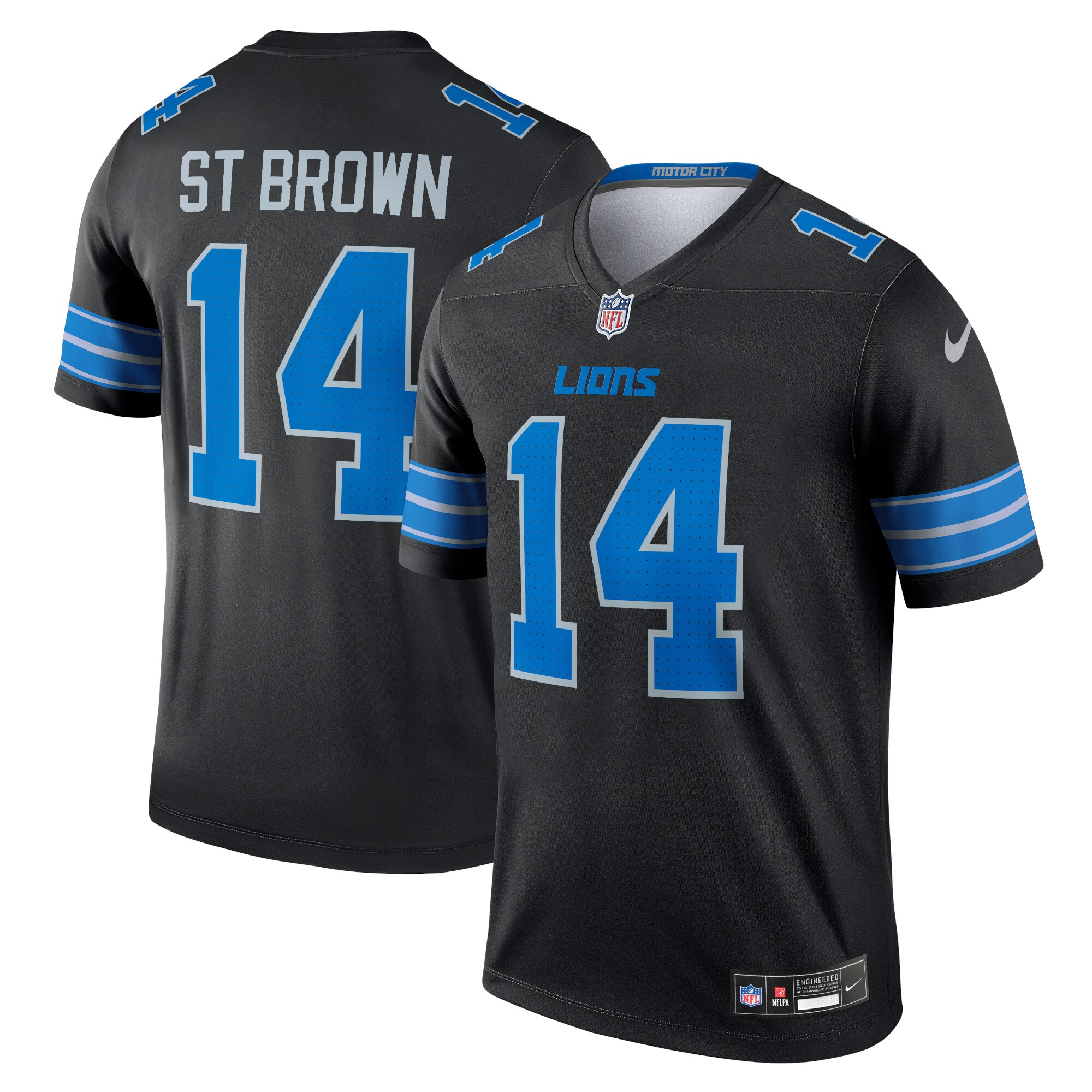 Amon-Ra St. Brown Detroit Lions Legend Jersey - Blue