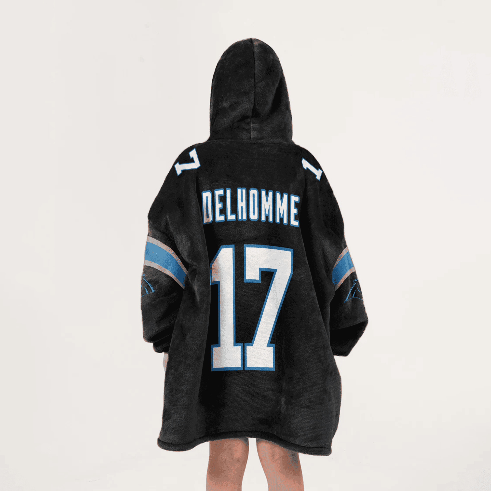 Kid 17 Carolina Football Unisex Blanket Hoodie