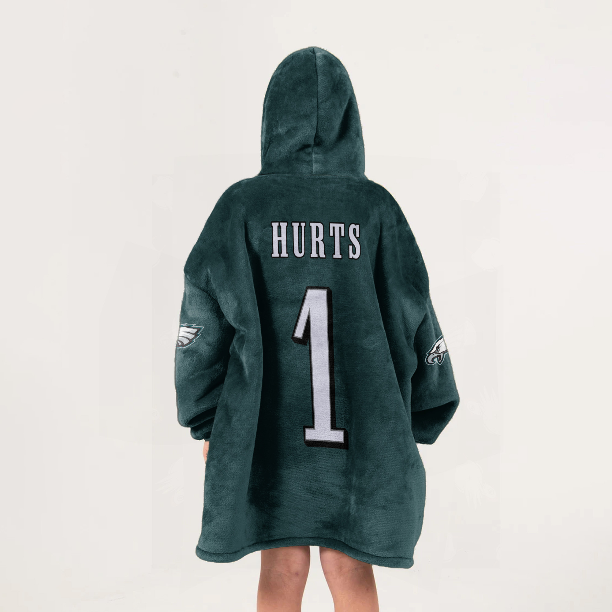 Adult 1 Philadelphia Football Unisex Blanket Hoodie