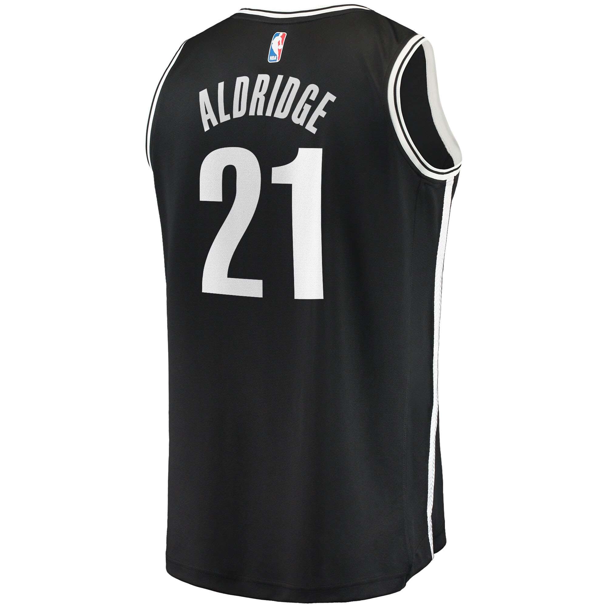 LaMarcus Aldridge Brooklyn Nets  Youth 2021/22 Fast Break Replica Jersey - Icon Edition - Black
