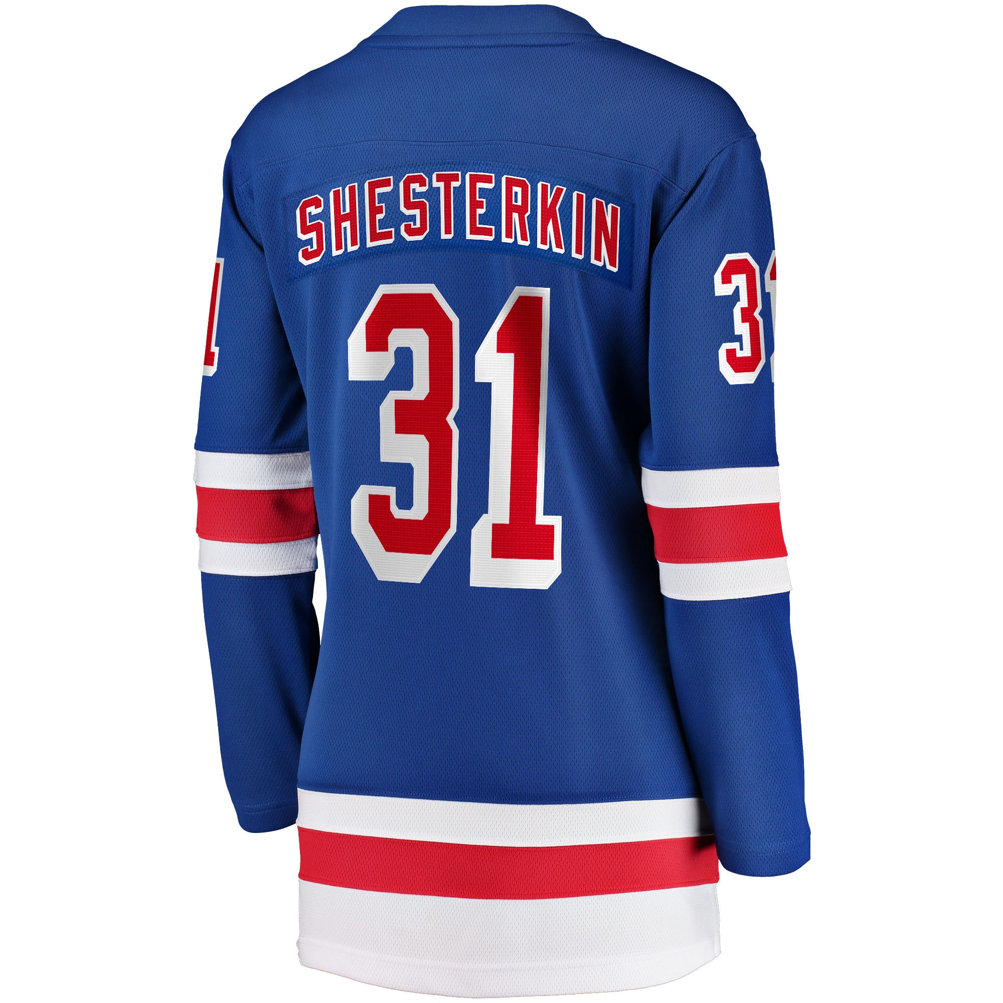 Igor Shesterkin New York Rangers Women's Home Breakaway Jersey - Blue