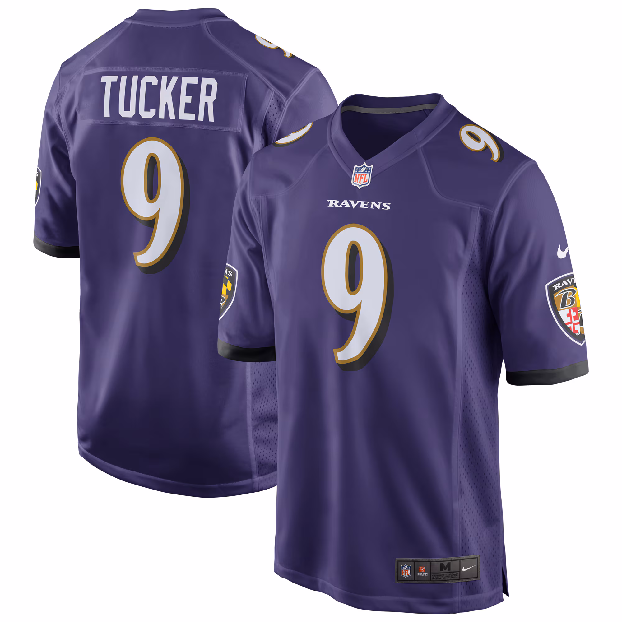 Justin Tucker Baltimore Ravens Game Jersey - Purple