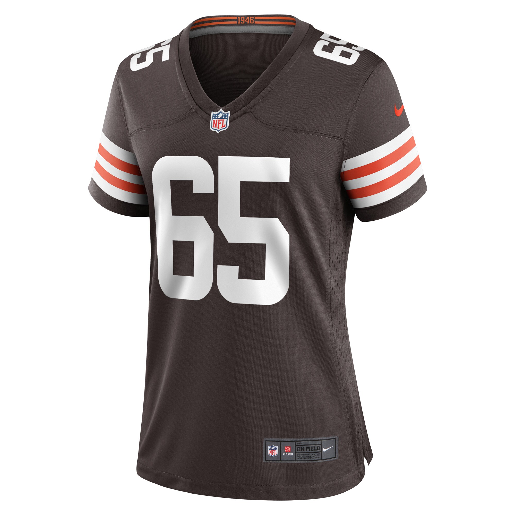 Elijah Nkansah Cleveland Browns  Women's Game Player Jersey - Brown