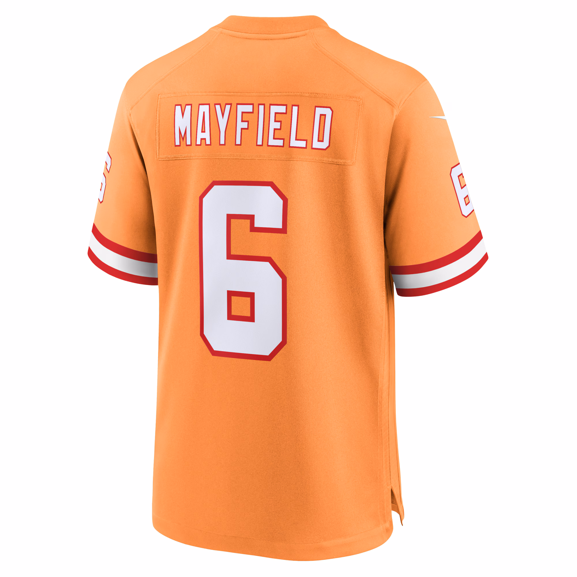 Baker Mayfield #6 Tampa Bay Buccaneers Throwback Game Jersey - Orange