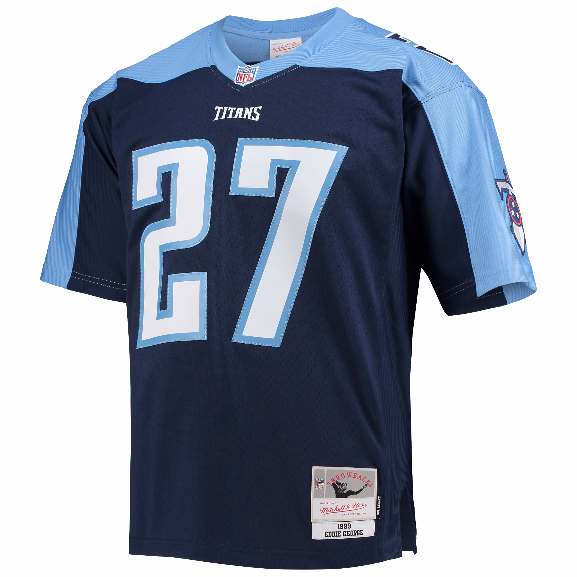 Eddie George Tennessee Titans Legacy Replica Jersey - Navy