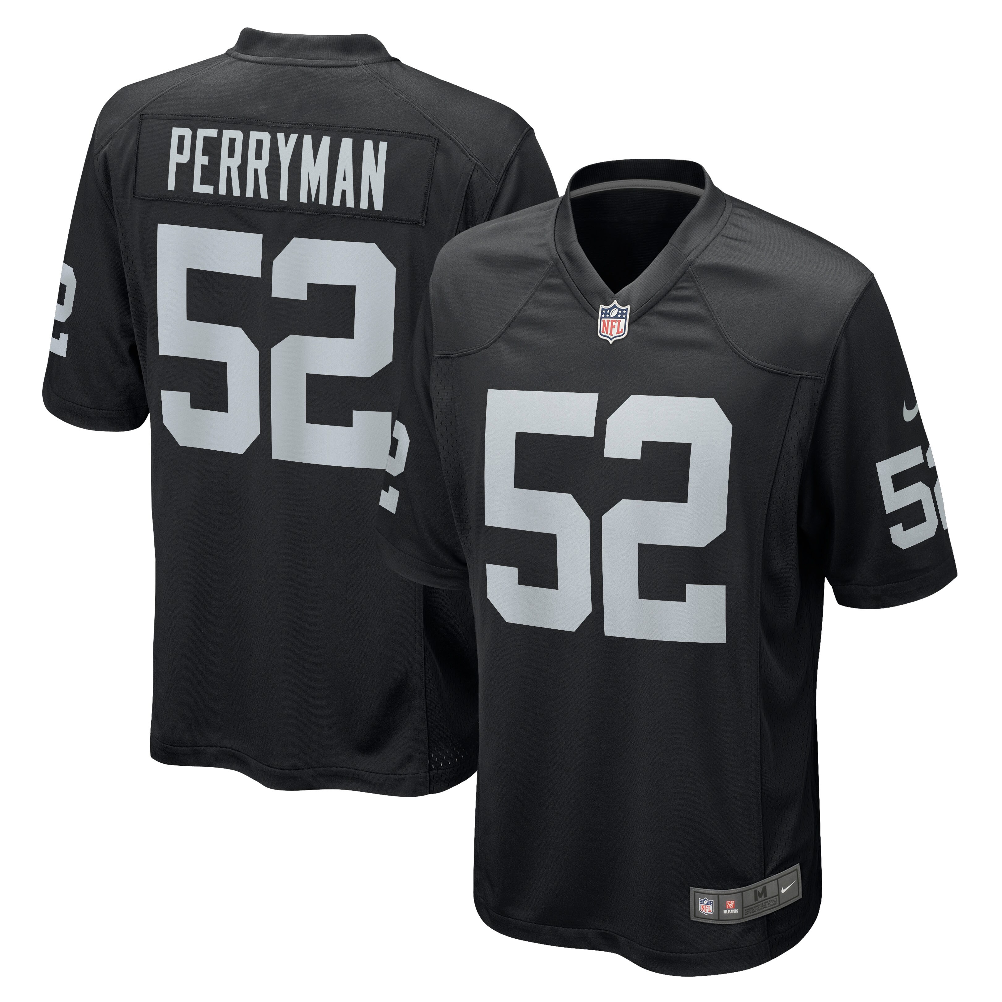 Denzel Perryman Las Vegas Raiders  Game Jersey - Black