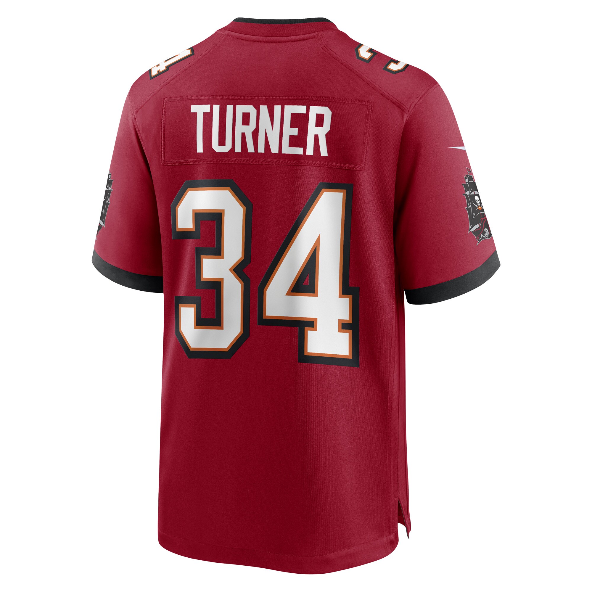 Nolan Turner Tampa Bay Buccaneers  Game Player Jersey - Red