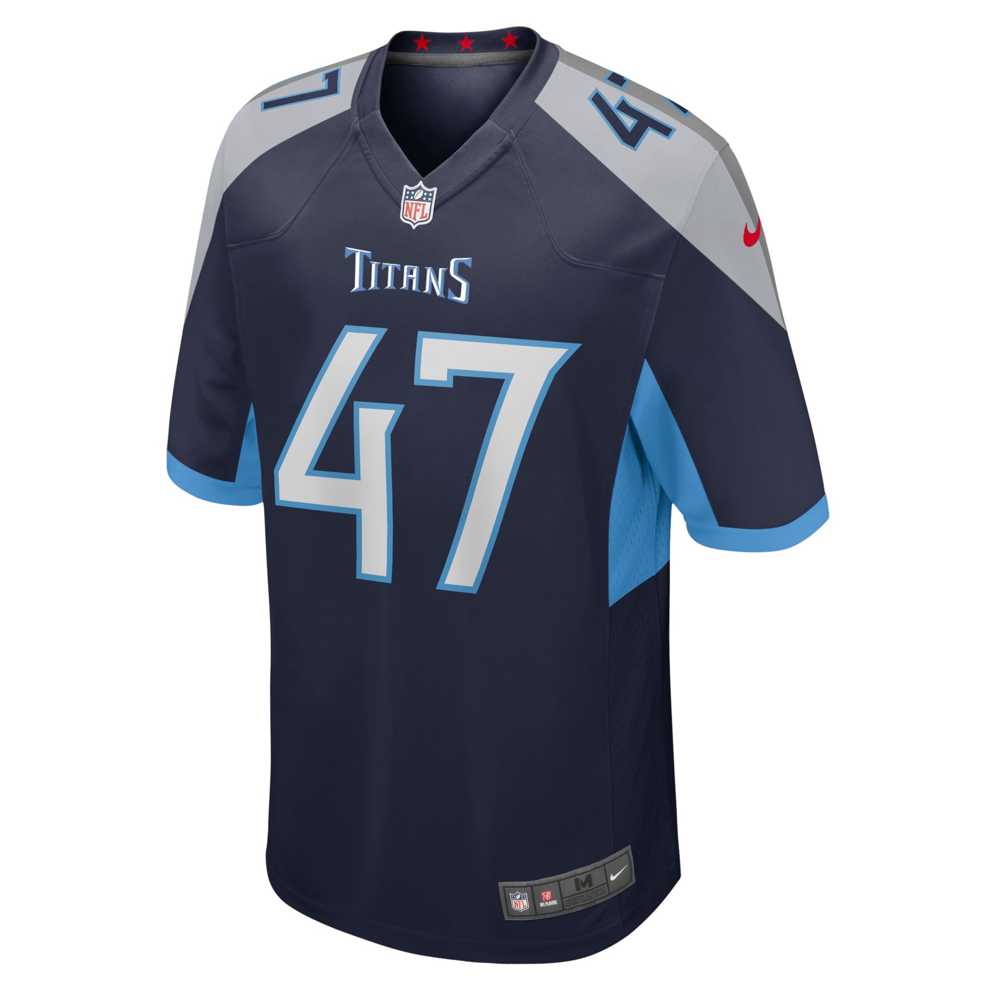 Andrew Adams Tennessee Titans  Home Game Player Jersey - Navy