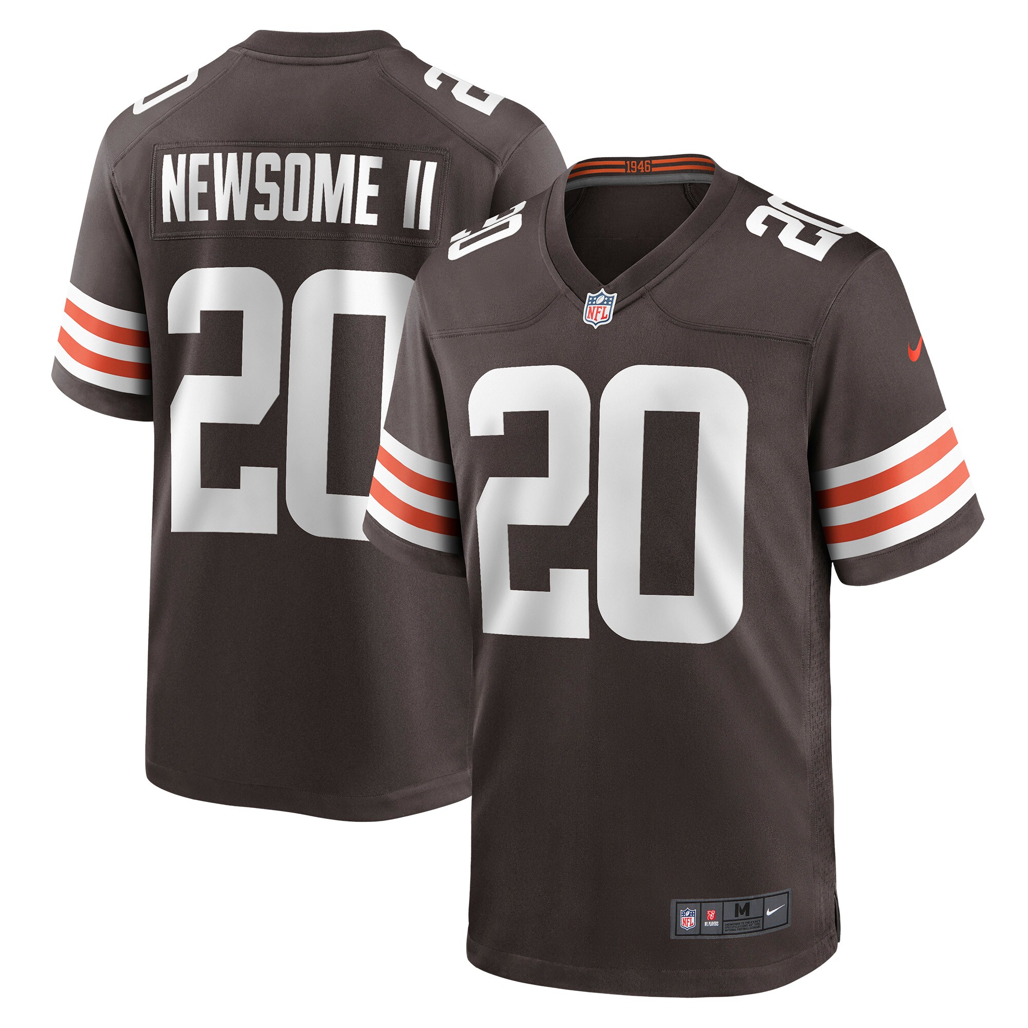 Greg Newsome II Cleveland Browns Game Jersey - Brown