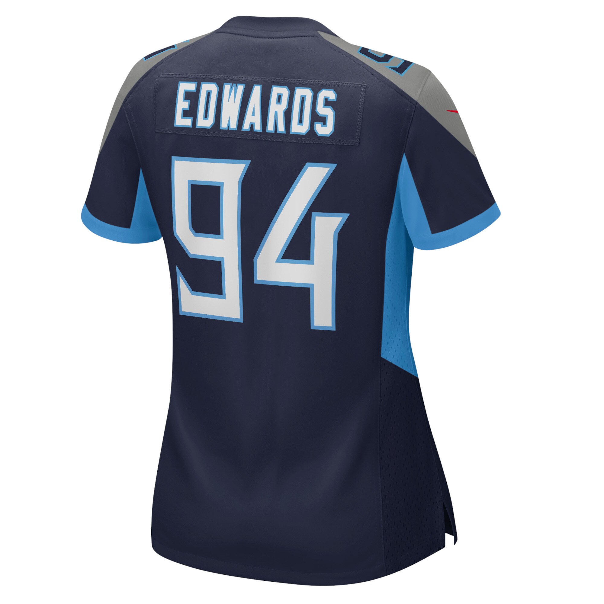 Mario Edwards Tennessee Titans  Women's Home Game Player Jersey - Navy