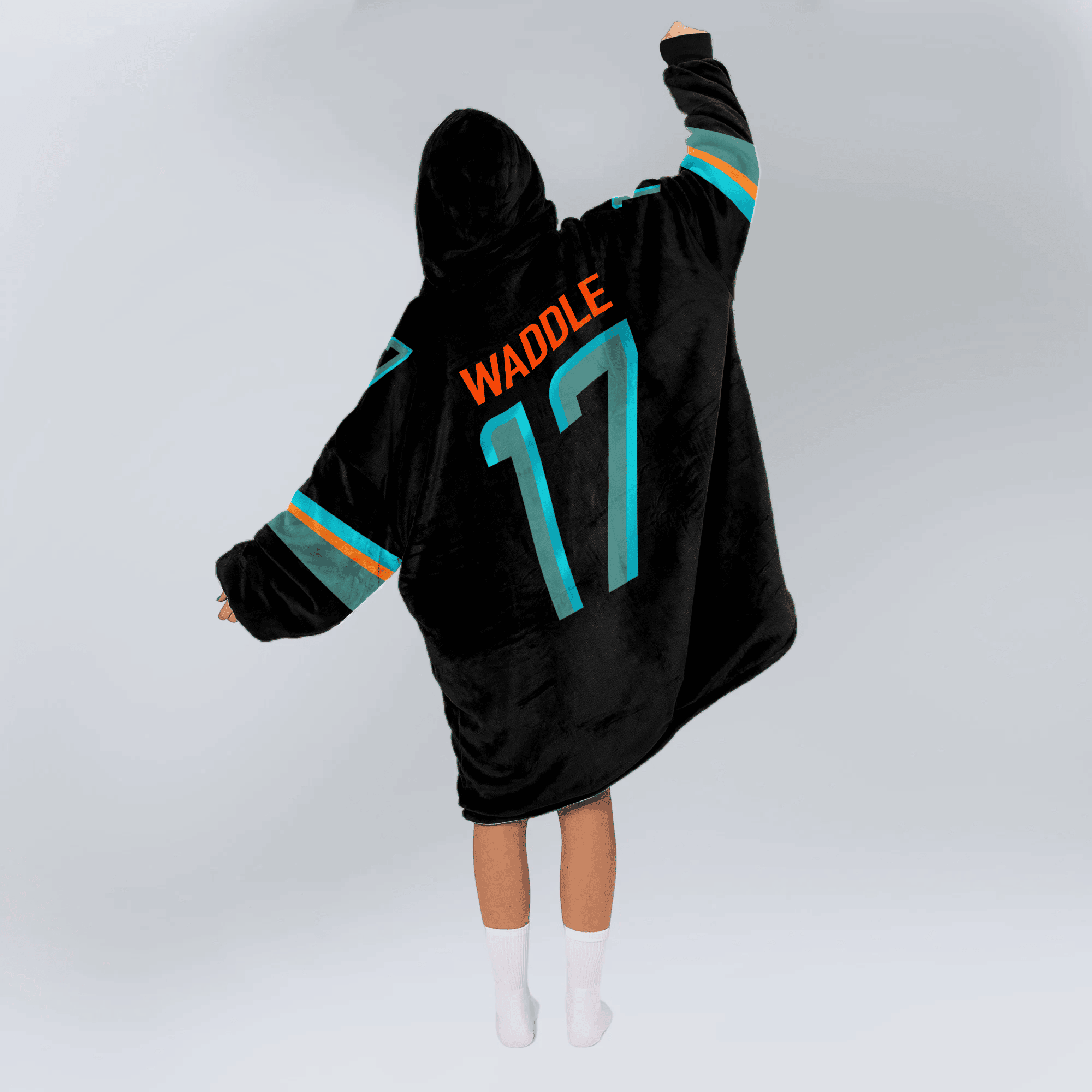 J.W 17 Miami Football Unisex Blanket Hoodie
