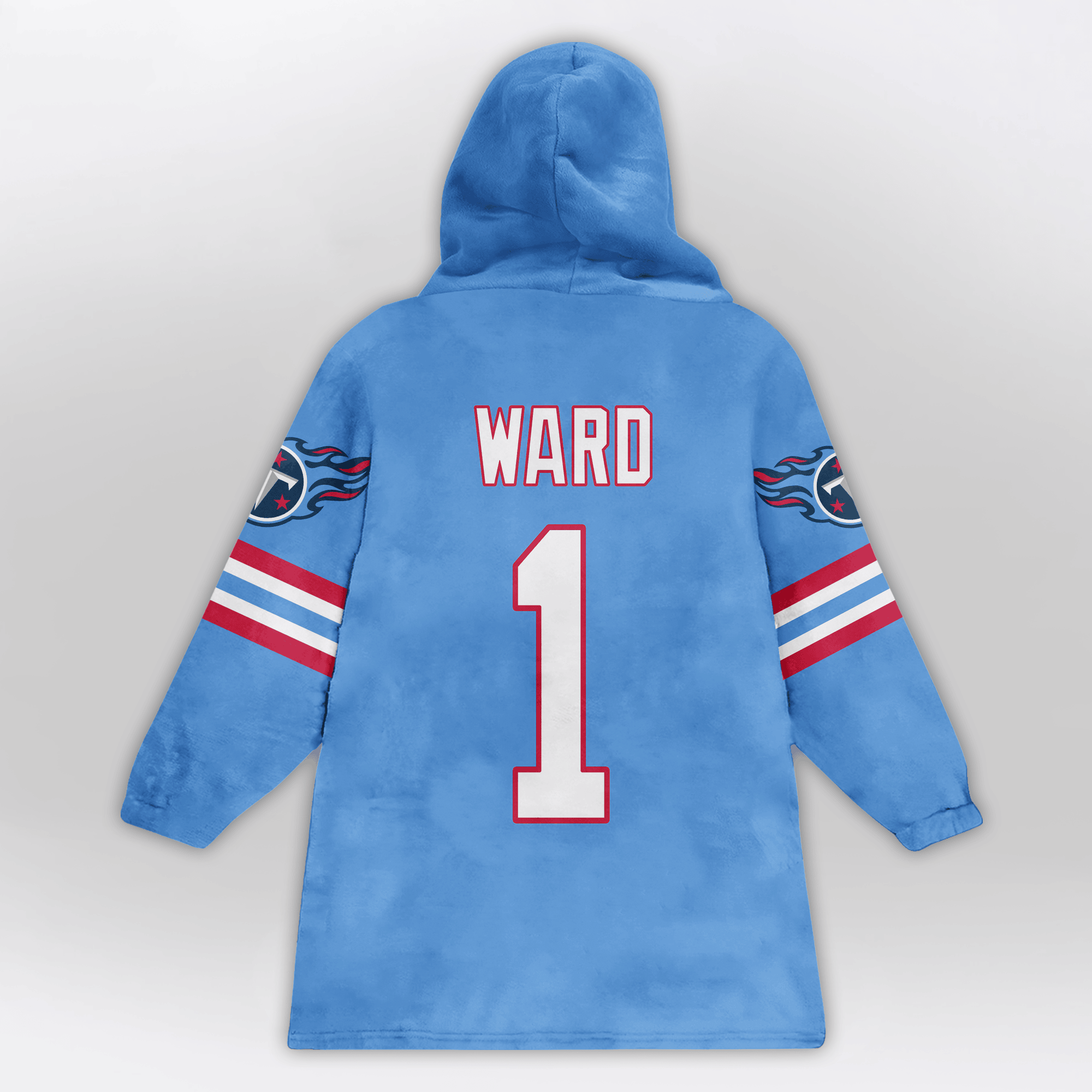 Adult C.W 1 Tennessee Football Unisex Blanket Hoodie