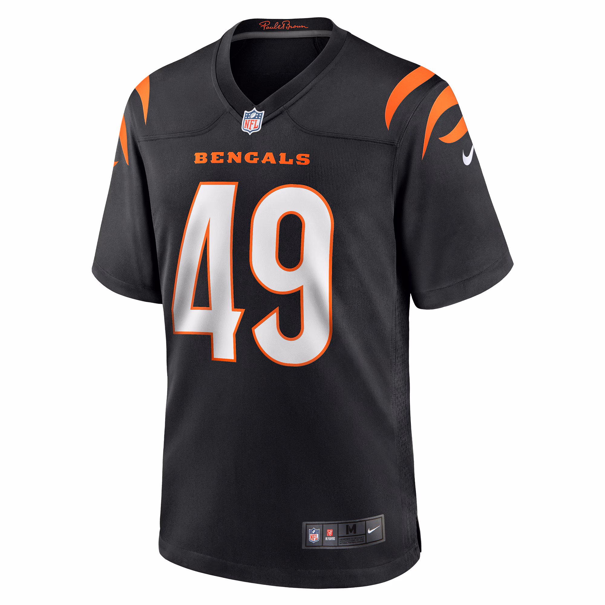 Joe Bachie Cincinnati Bengals Game Jersey - Black