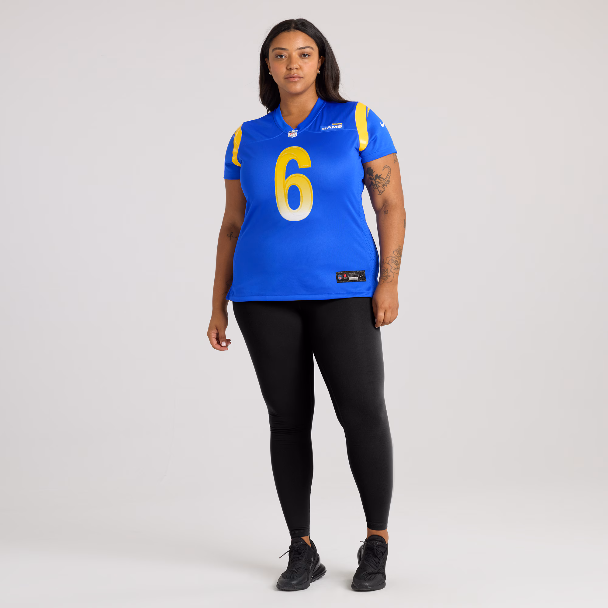 Tre'Vius Hodges-Tomlinson Los Angeles Rams Women's Team Game Jersey -  Royal