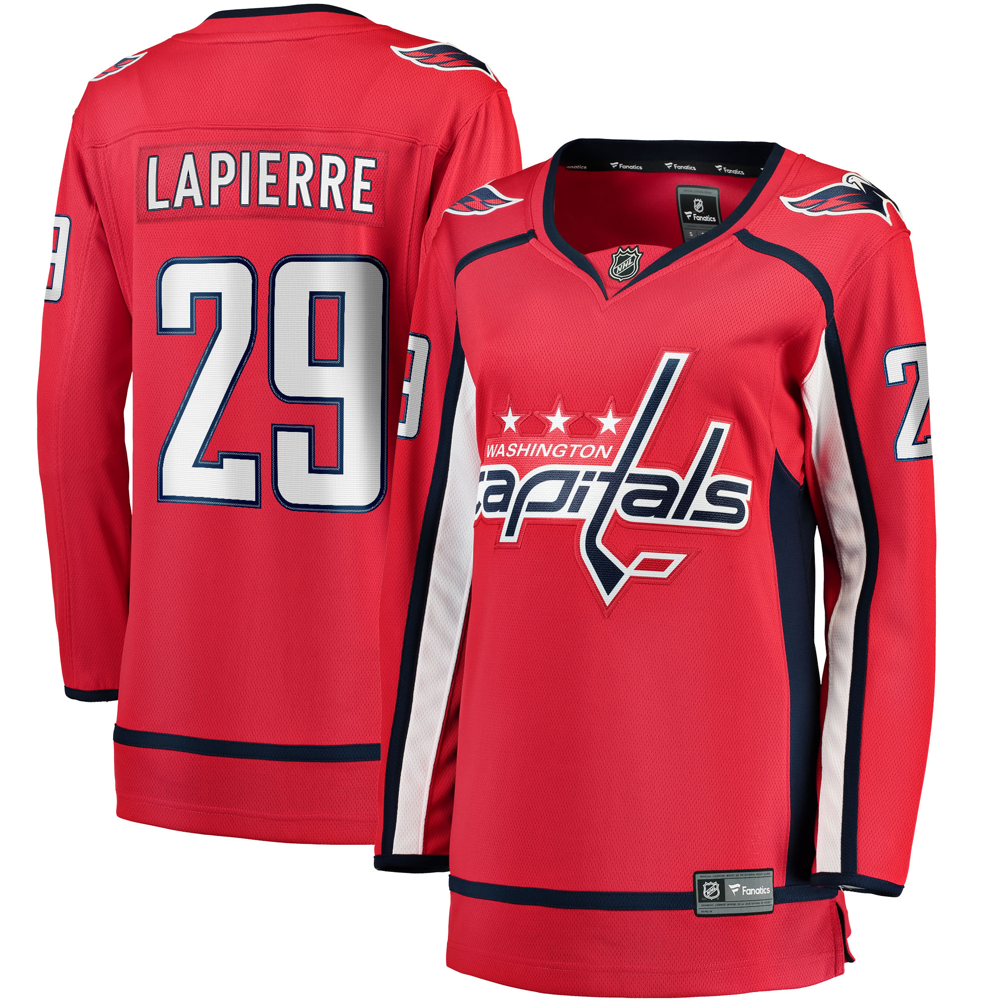 Hendrix Lapierre Washington Capitals Women's Home Breakaway Player Jersey - Red