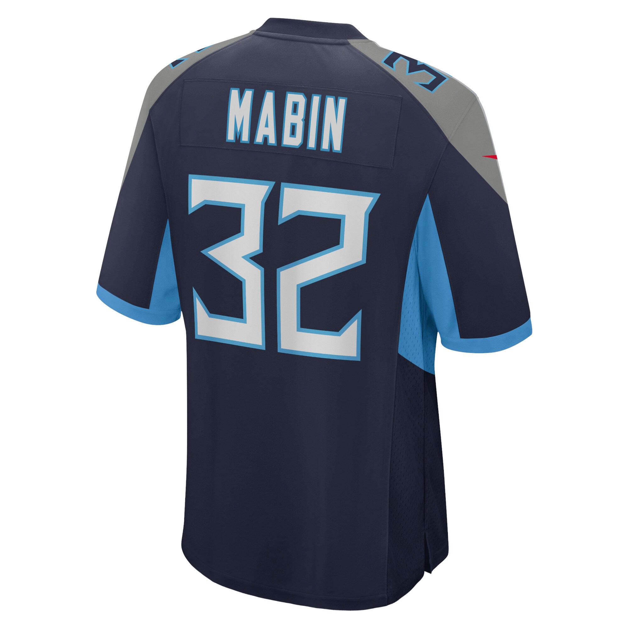 Greg Mabin Tennessee Titans  Home Game Player Jersey - Navy