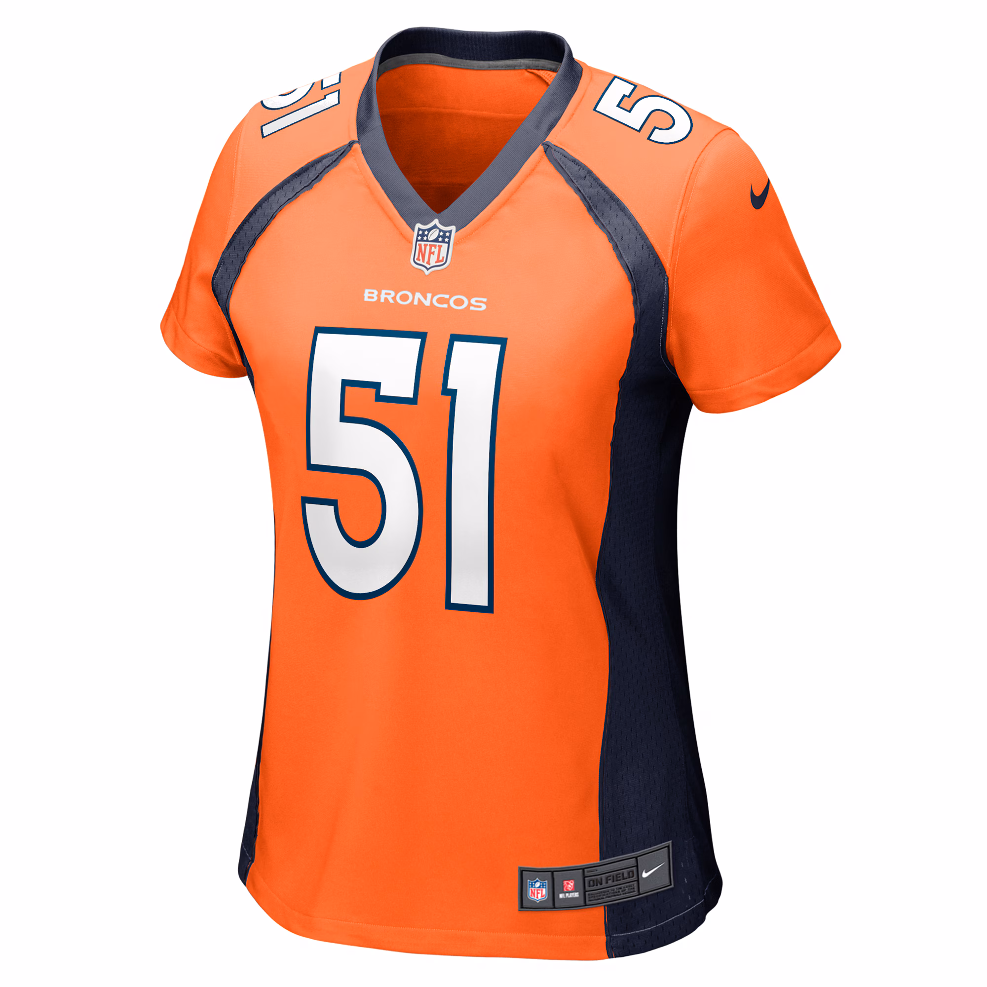 Ronnie Perkins Denver Broncos Women's  Game Jersey -  Orange