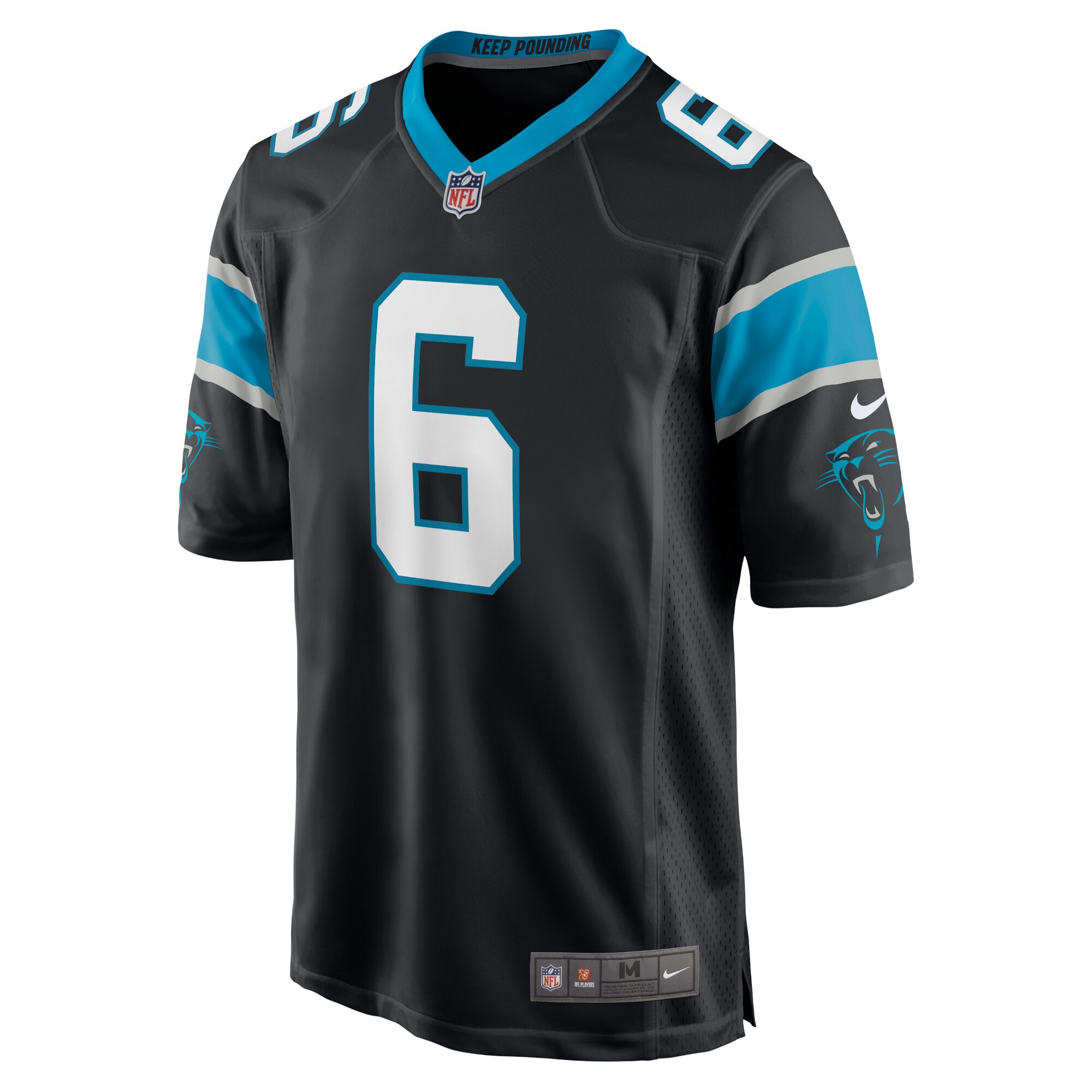 Baker Mayfield Carolina Panthers  Youth Player Game Jersey - Black