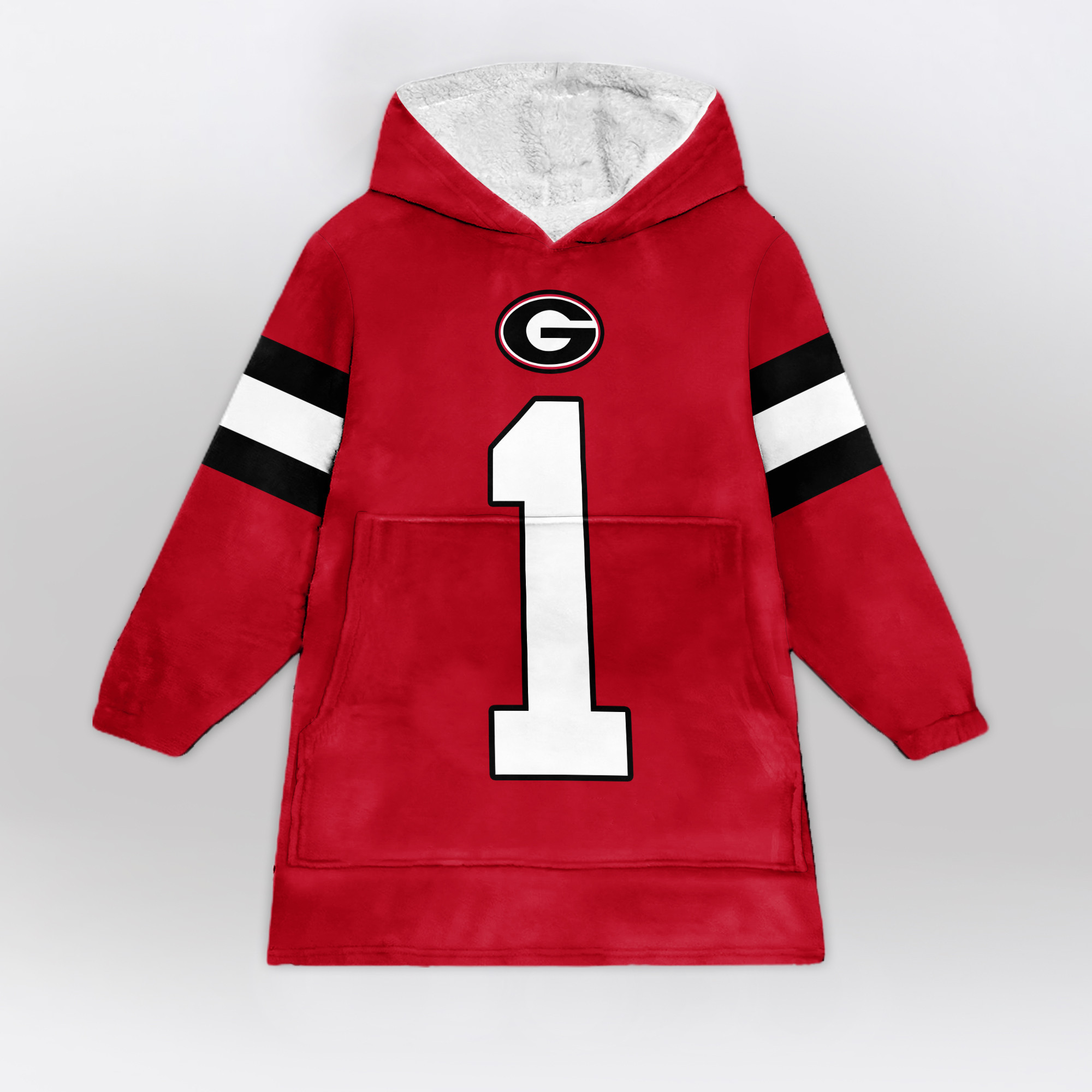 Adult 1 Georgia Football Unisex Blanket Hoodie